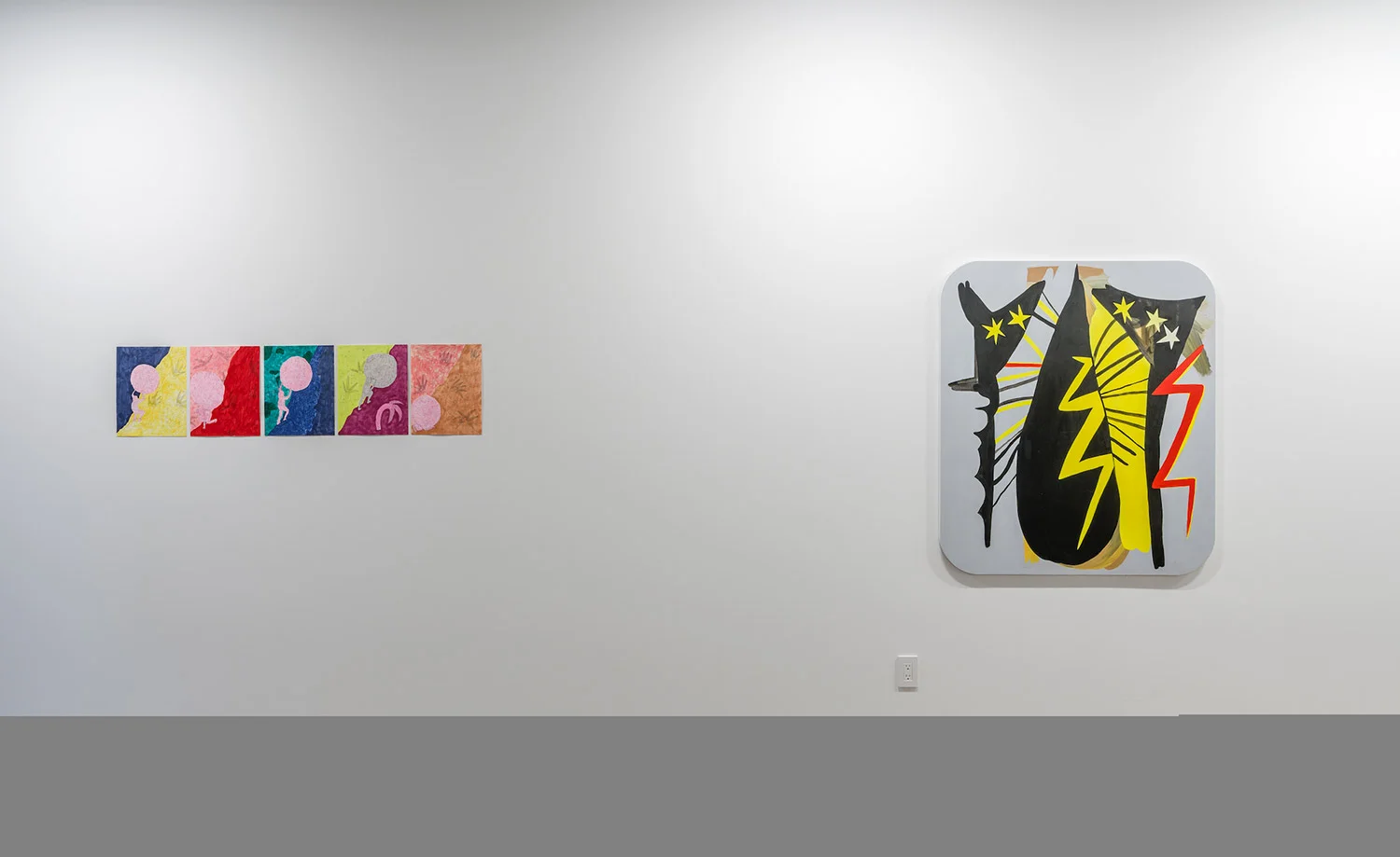 Galerie Deux Poissons, Rebecca Munce (left), Madeleine Mayo (right), 2018
