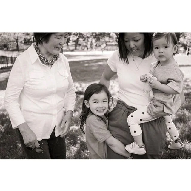 I&rsquo;m only six months late in posting this three-generation-spanning photo shoot. Remember short sleeves? I miss them.