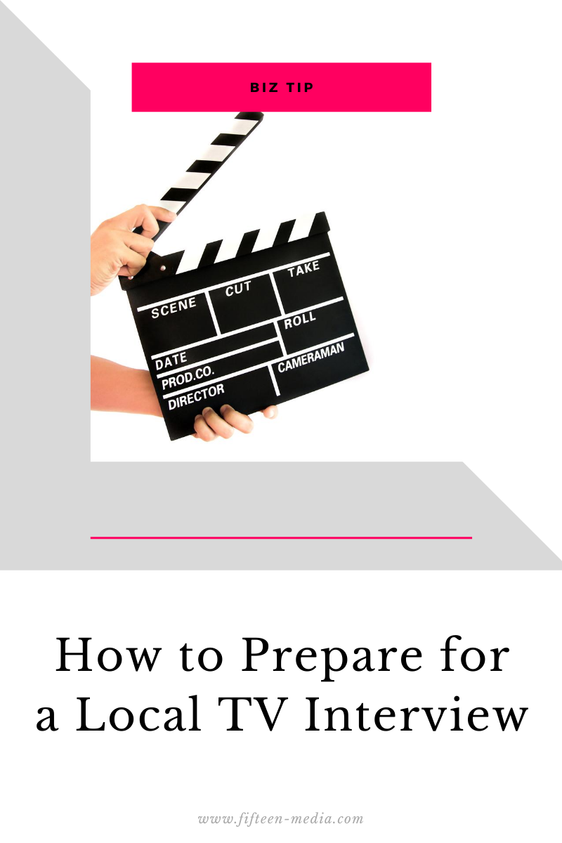 How to Prepare for a Local TV Interview