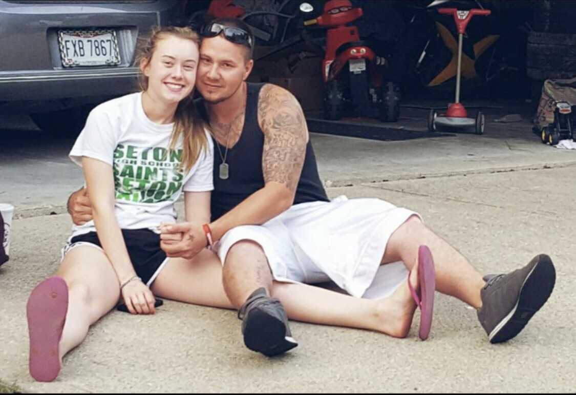 Kyla Muthert and her dad. Photo provided.