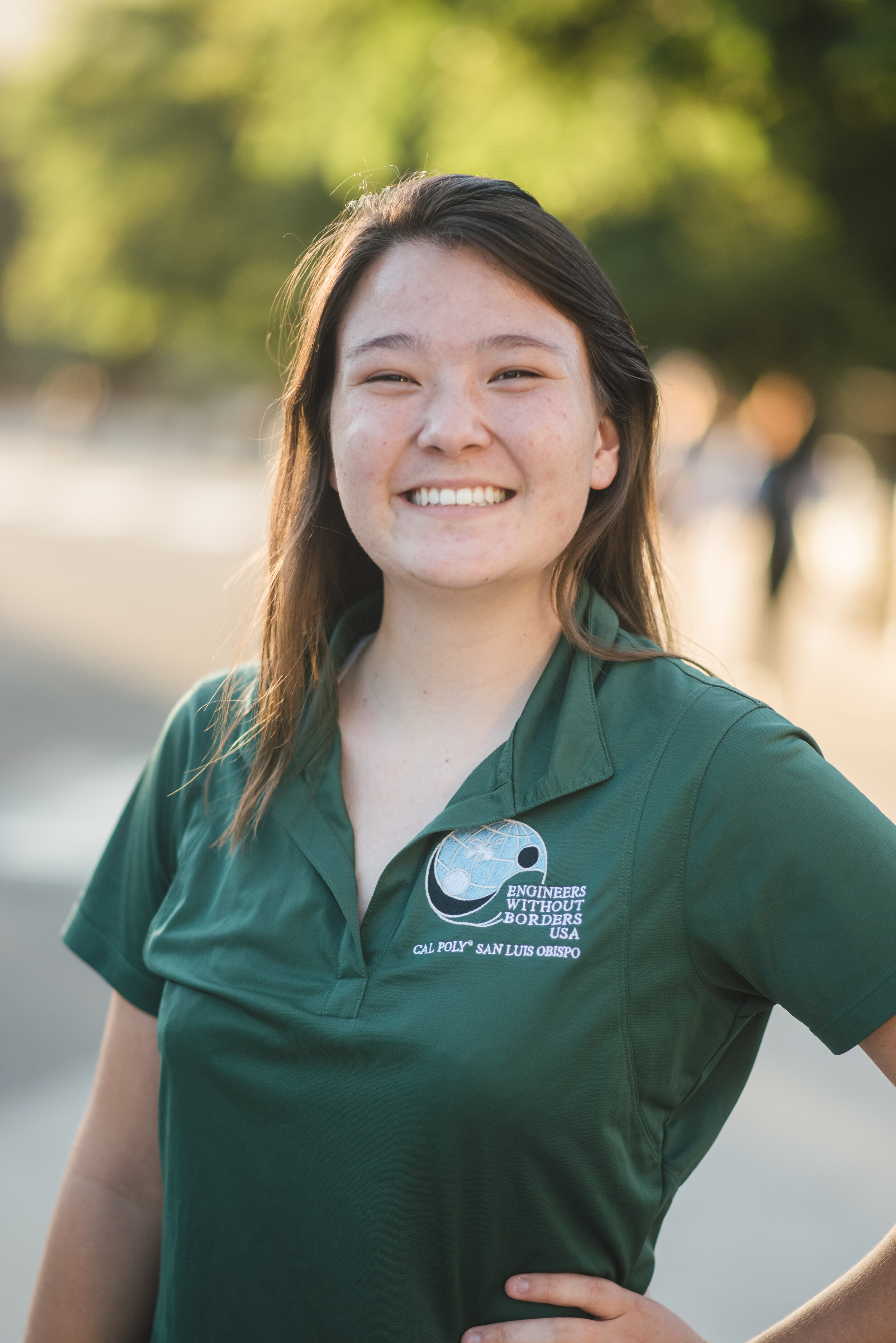 Katie Otsuka - Secretary Grad 2021 - Civil Engineering Being from San Diego, water consciousness has always been a part of Katie's life. She joined EWB to help other communities gain better access to vital resources and and apply the principles she learns in class. Her favorite memories of EWB are getting to spend every Monday night with her best friends, now nicknamed "The Fab Four." In her free time, Katie likes to read, hike, bake, bike, and binge watch entire series on Netflix.