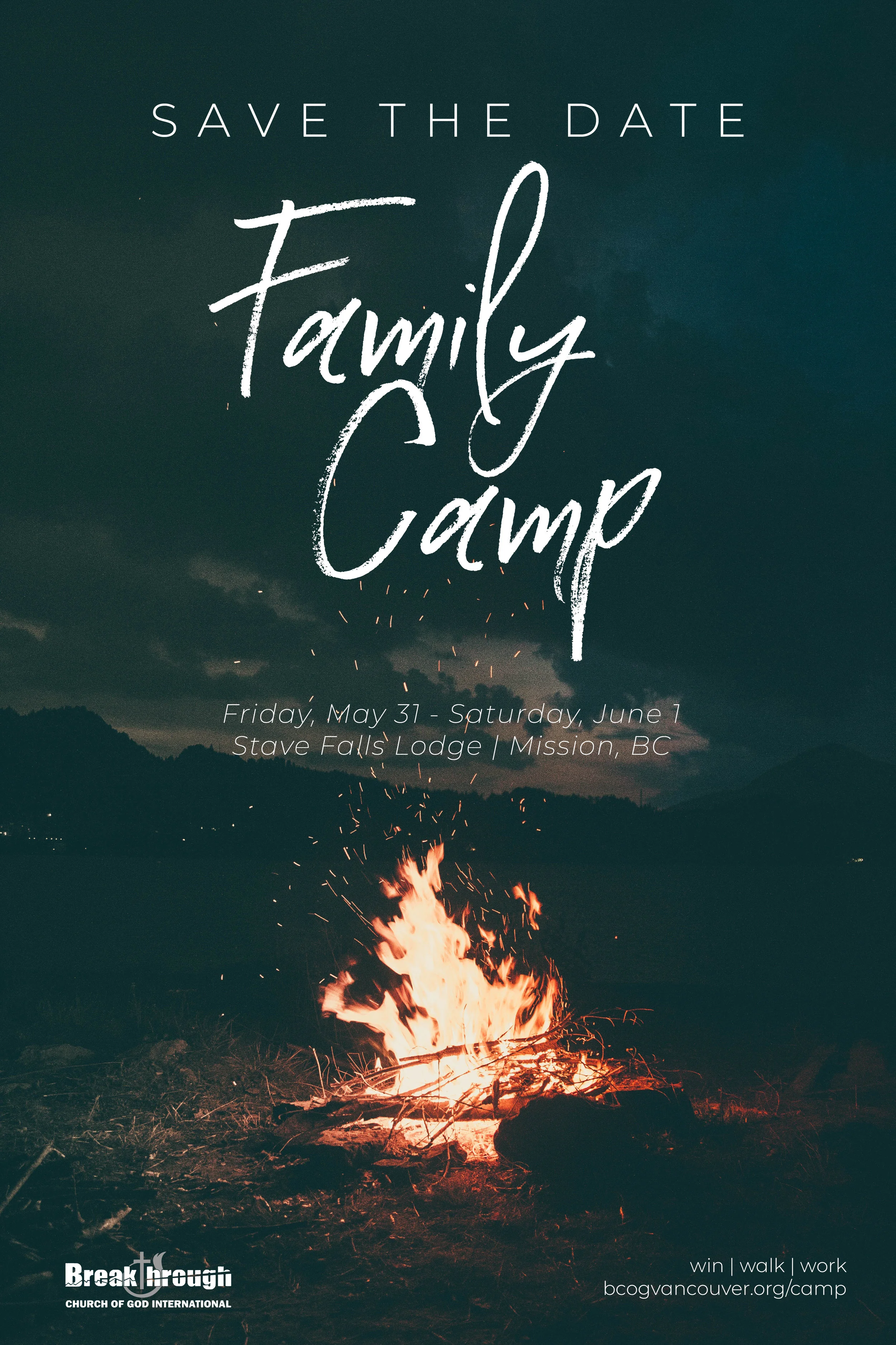 Family Camp at Stave Falls