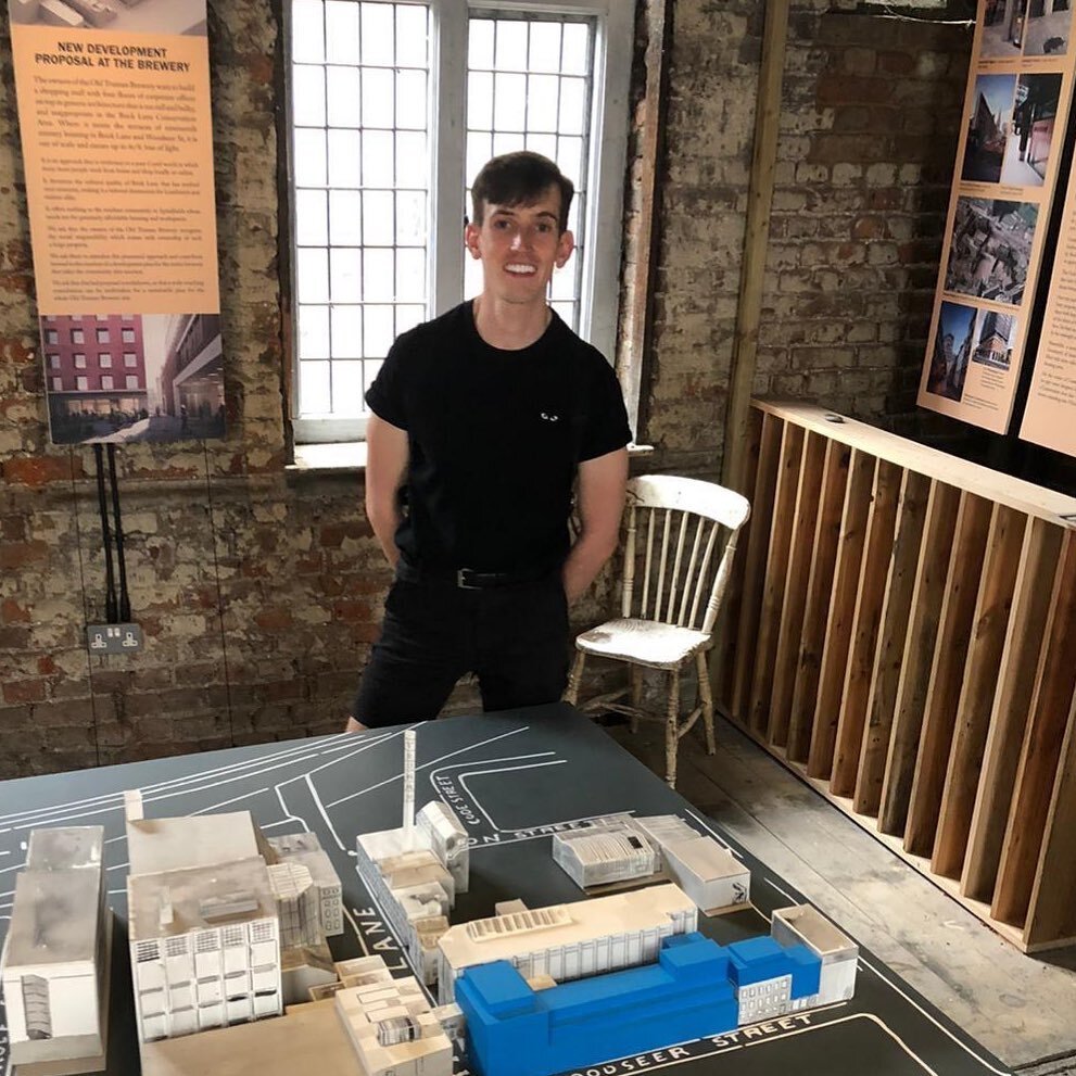 Model for scale&hellip;
&bull;&bull;&bull;
&lsquo;Battle for Brick Lane&rsquo; Exhibition with @spitalfields_trust and @assembleofficial opens both days this weekend