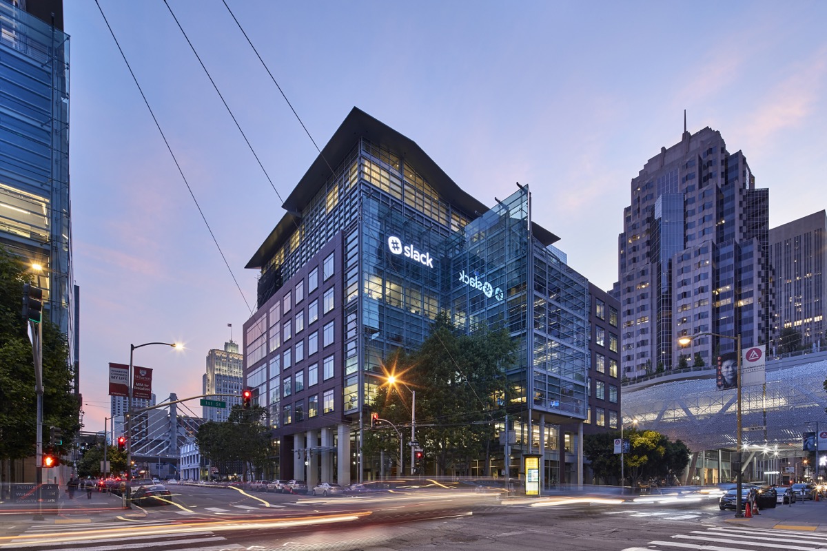 The Slack Headquarters seen from the street.