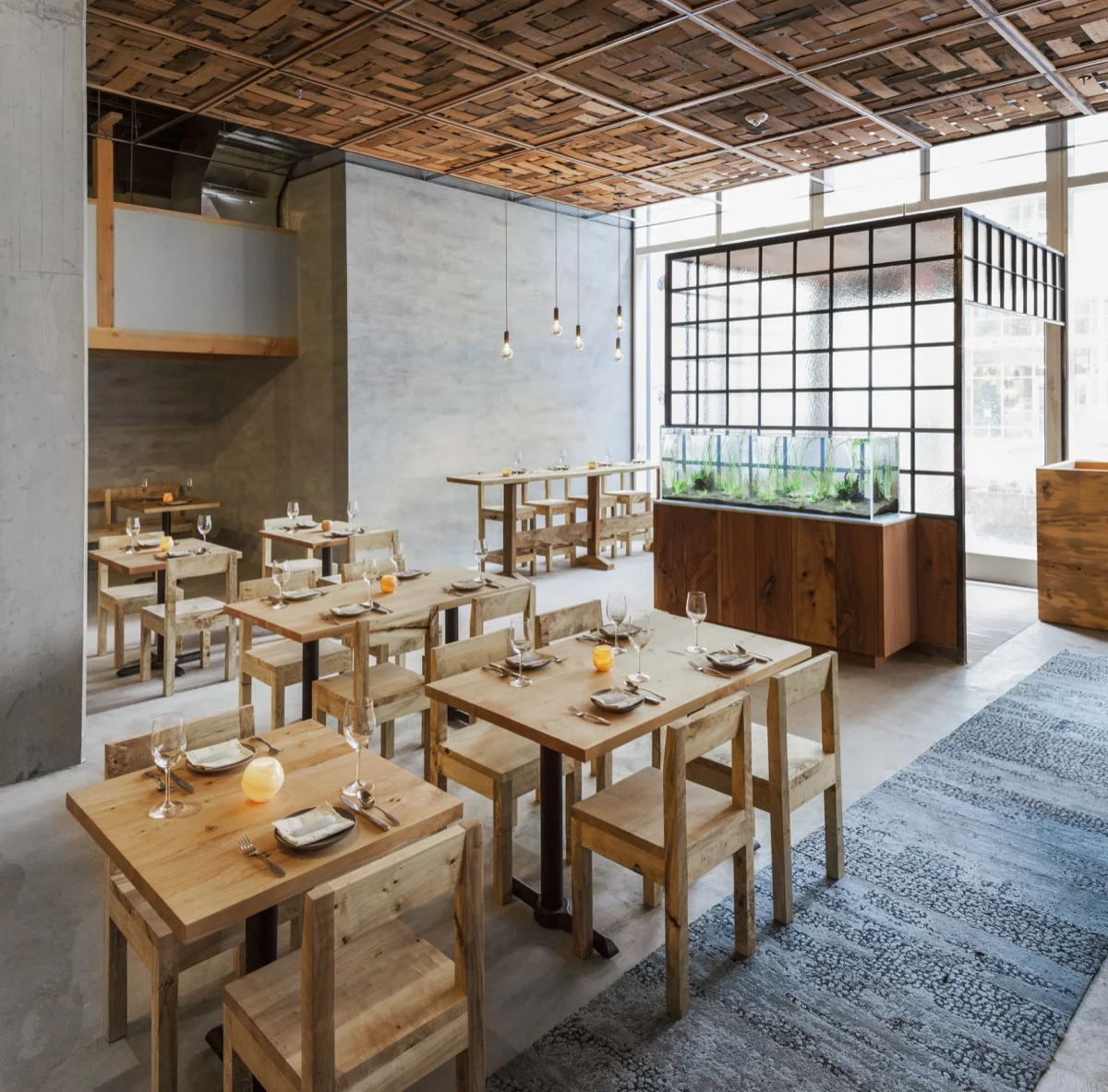The overview of the sustainable Bay Area restaurant.