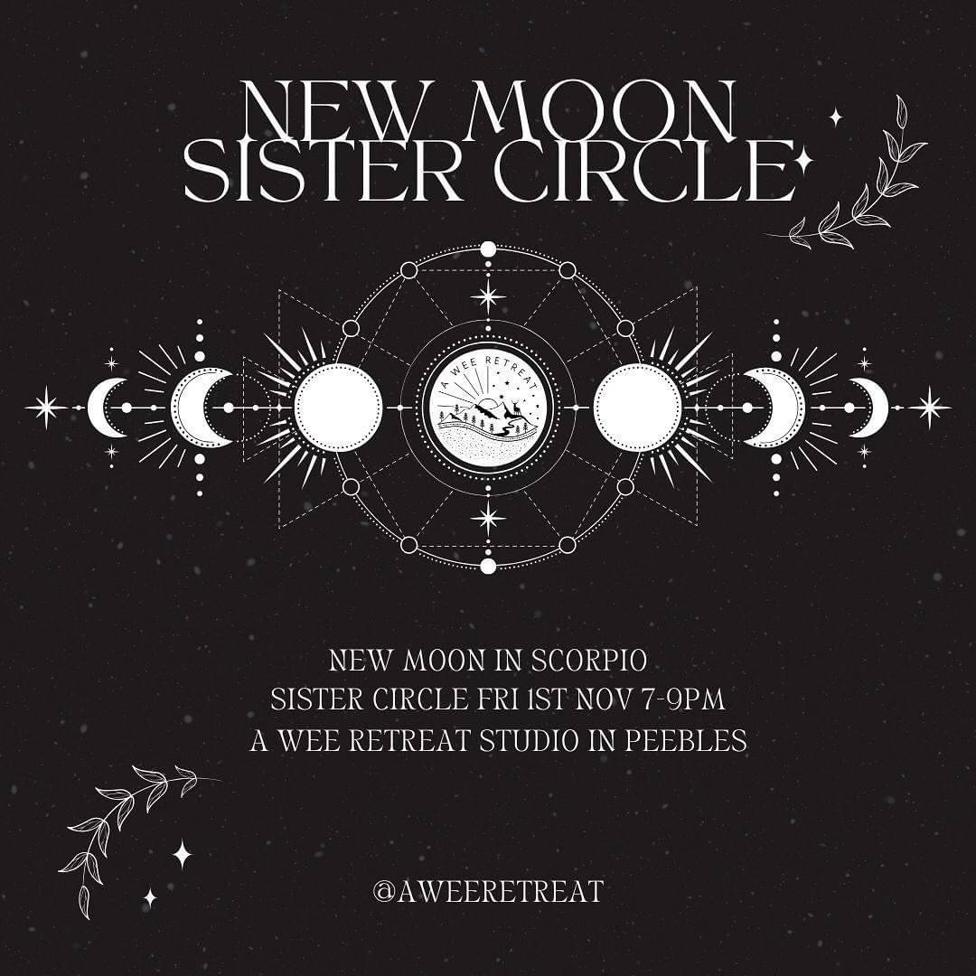 There is still time to join us in circle here in Peebles on Friday evening 7-9pm. 

The alignment of Samhain on October 31 with the Scorpio New Moon on November 1 creates a rare and potent period of transformation, introspection, and renewal. 

Samha