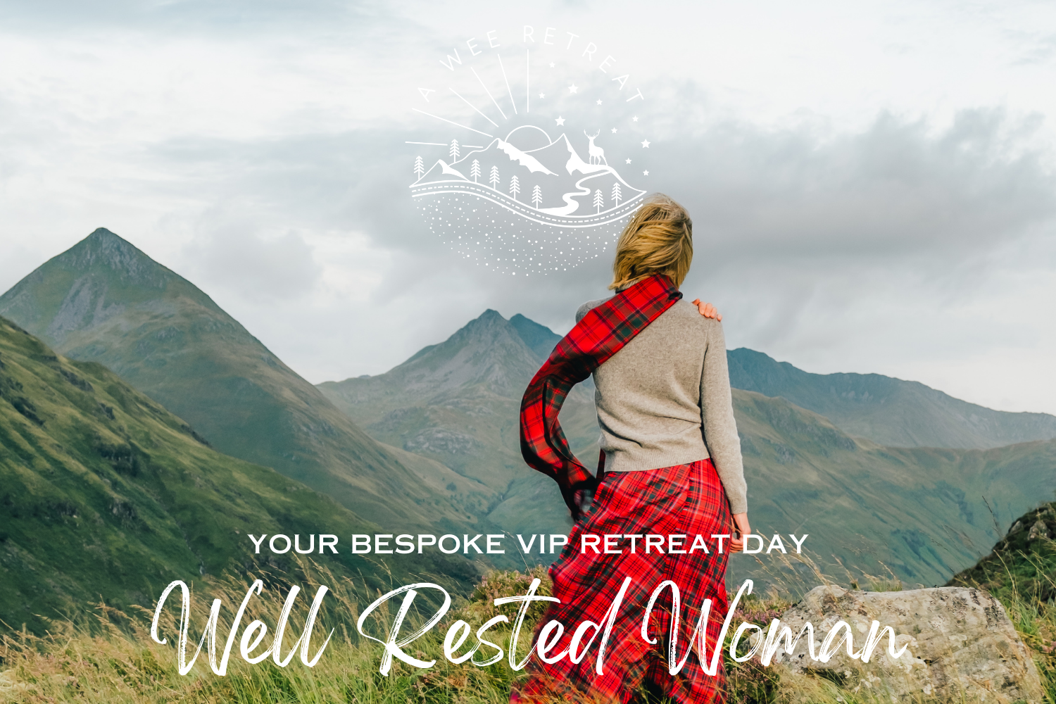 Private VIP Well Rested Woman 1 Day Retreat