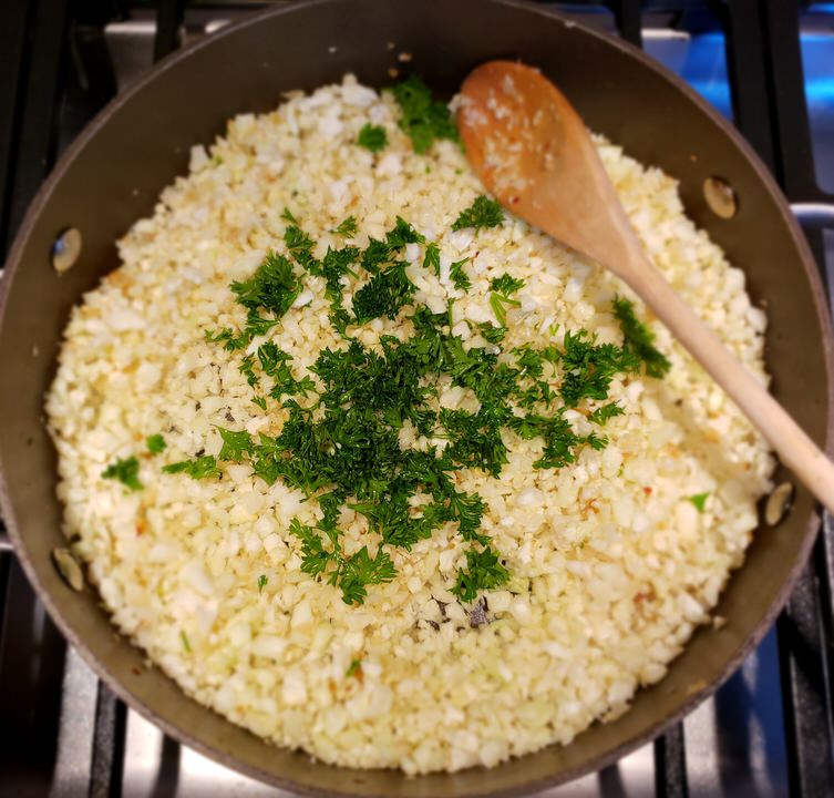 cauliflower rice pilaf with parsley.jpg