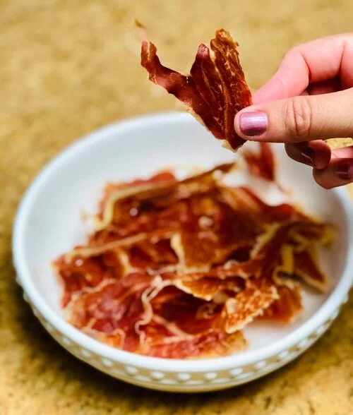 Crispy prosciutto chips!