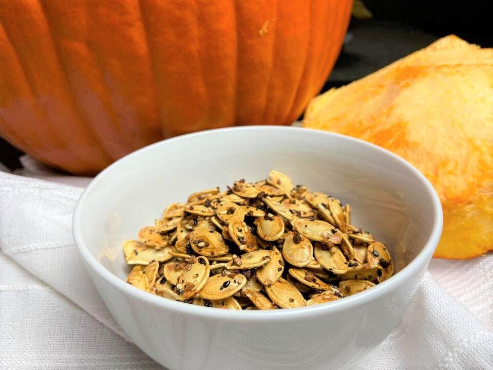 Everything Bagel Pumpkin Seeds — Laurel Ann Nutrition