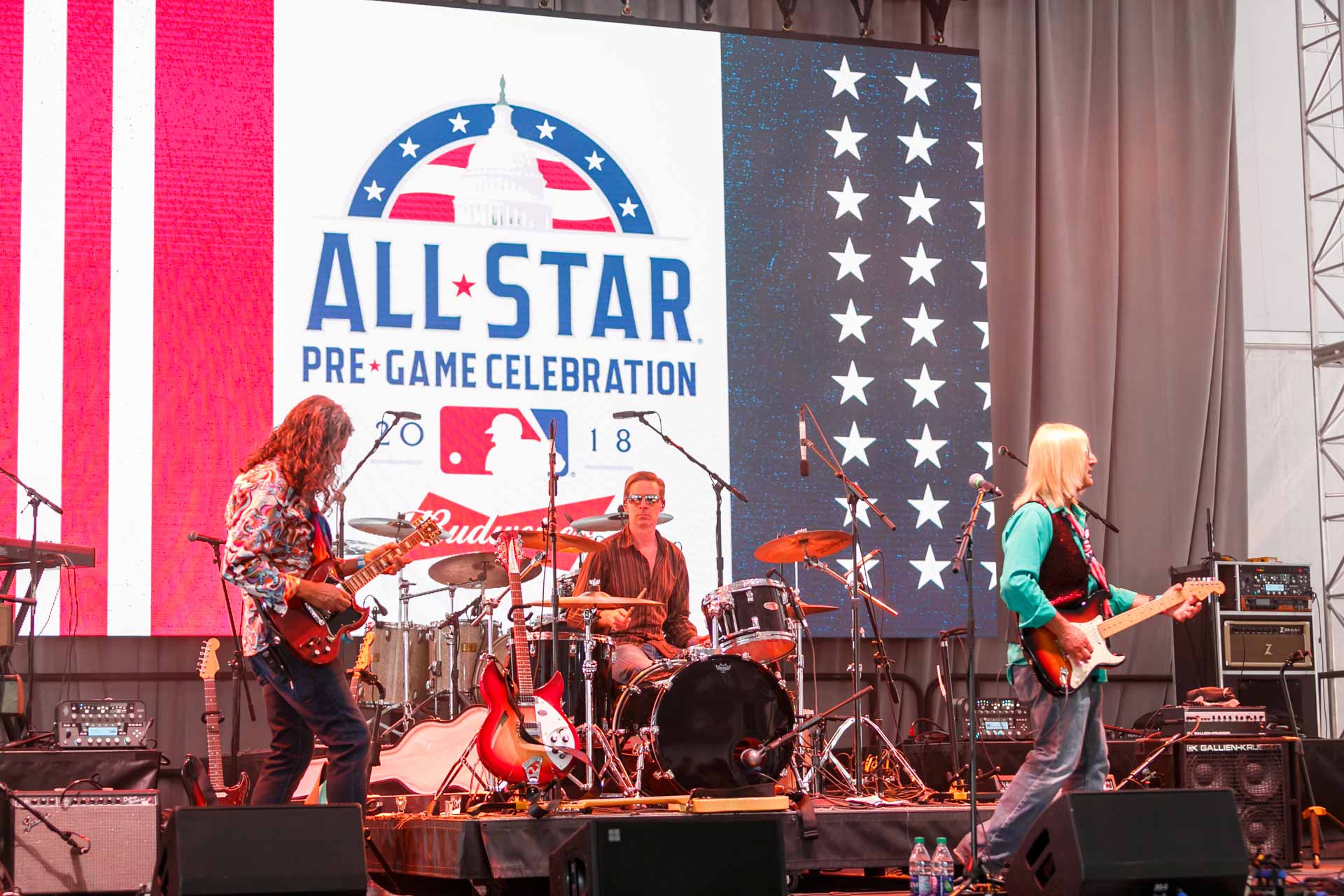  Tom Petty Tribute The PettyBreakers performing at MLB Major League Baseball All-star Pregame Show 2018 