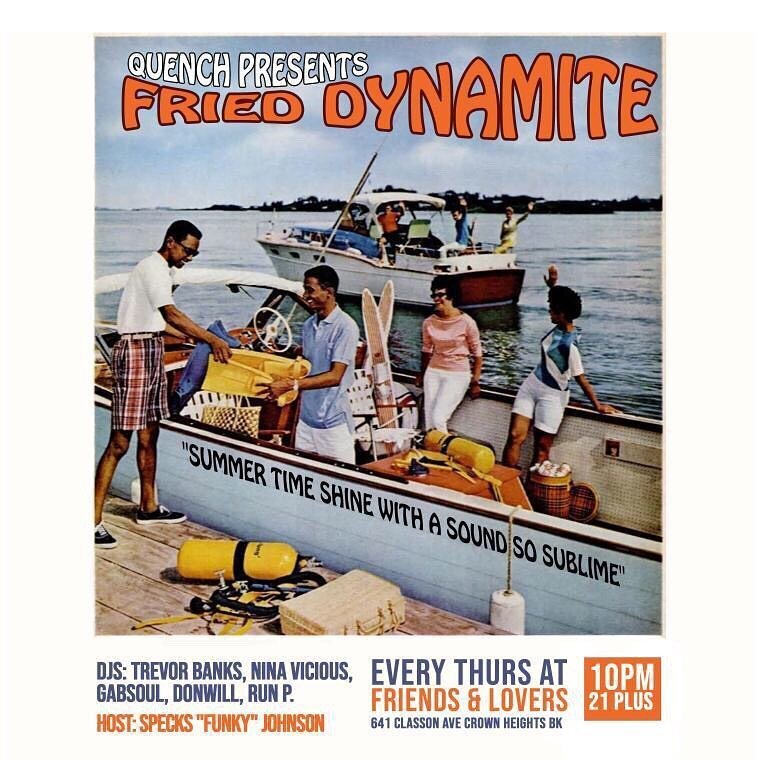 TOMORROW🧨I&rsquo;m back on my roll bounce for #FriedDynamite at @friendsandloversbk 🧨Roll thru and vibe out with ya girl 😎