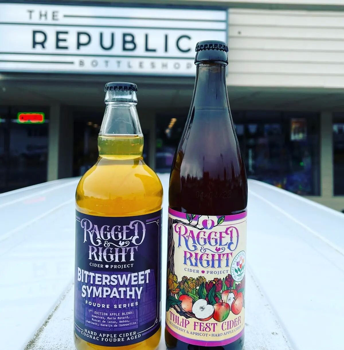 Just dropped two of our latest bottle offerings off to the good people of Marysville.
Snag our new Tulip Fest and the first of our Foudre Series: Bittersweet Sympathy at @therepublicbottleshop starting today!

#cider #hardcider #bottleshop