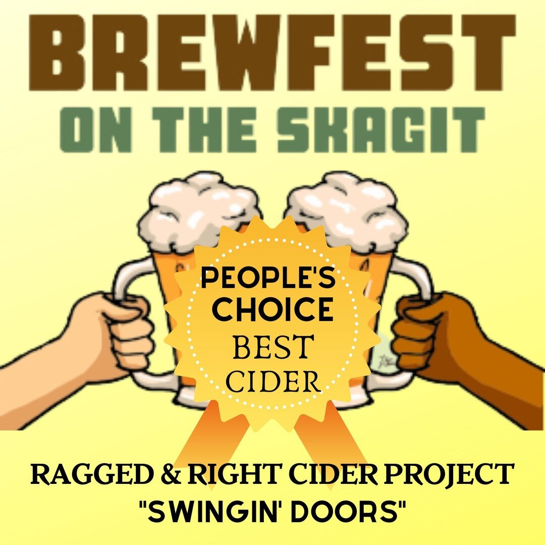 Thank you to all the wonderful folks that attended 2022 Brewfest on the Skagit and voted our Swingin' Doors Bourbon Barrel Peach as the best of the fest!
If you haven't tried it yet, we have a little left at the taproom to see what all the fuss is ab