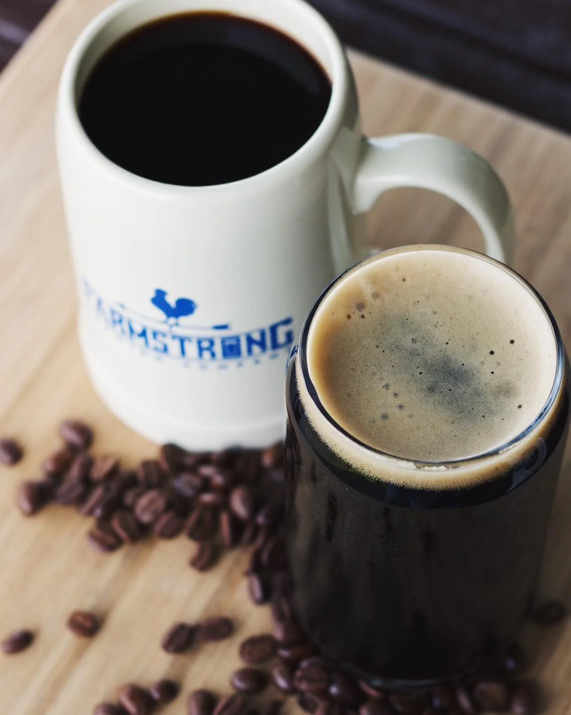 Our Farmstrong Flavors of the Week: Mike in the Morning Coffee Porter ☕️ &amp; Blitz&rsquo;s Blue Raspberry Seltzer 💙💚

Our beloved caffeinated twist on our Porter is back, accompanied by a new flavor of our Skagit Valley Rain Seltzer, to honor the