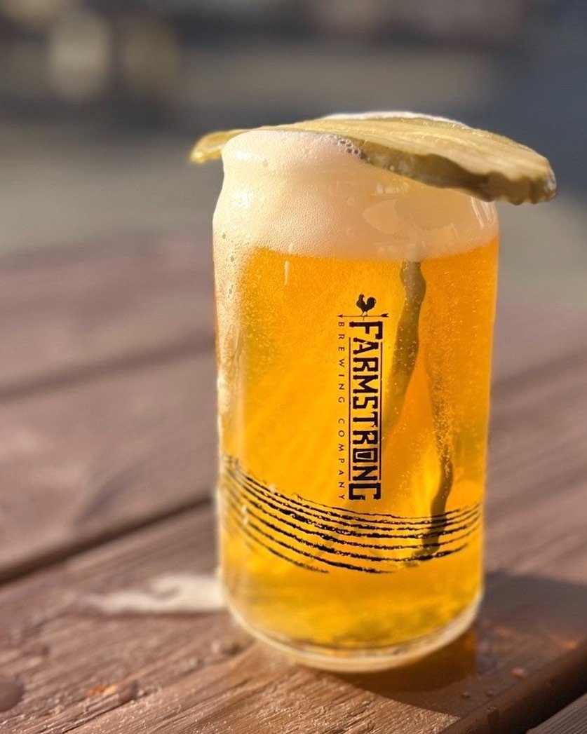Our Farmstrong Flavor of the Week with the most votes: Pickle Blonde 🥒

This brew is a pickle-lovers dream! Tangy, juicy and refreshing &mdash; this beer is bursting with flavor. Come try it while you can, only a limited supply was made! We are open