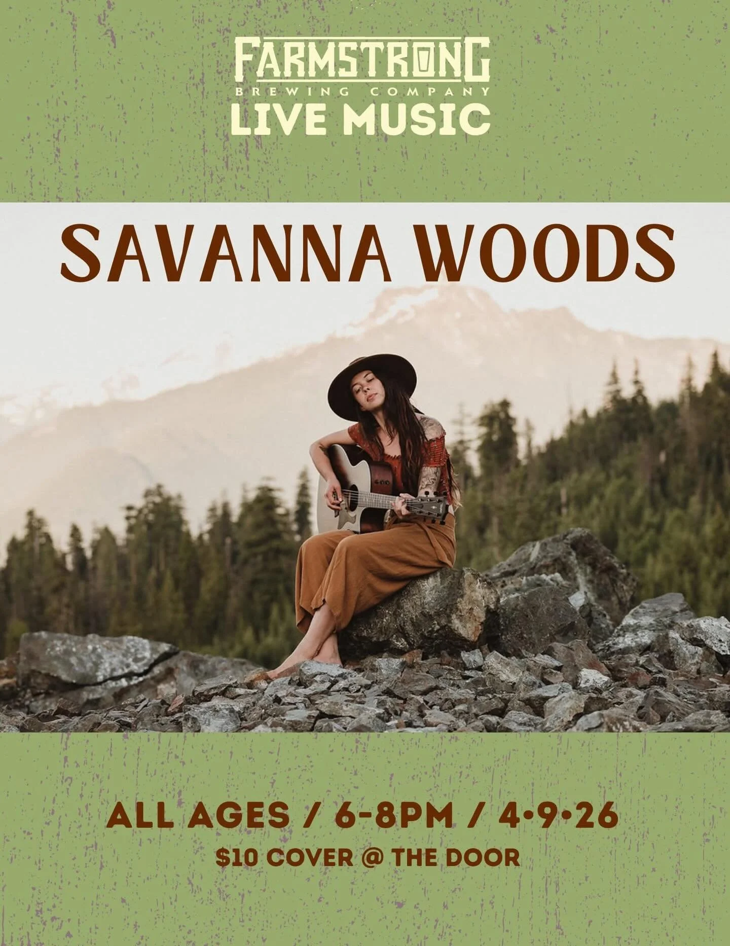 Join us tonight in the beer garden for live music from Savanna Woods!

Get ready for a remarkable performance as she reveals deep emotions through originals and a classic mix of covers. 

Music starts at 6pm - make sure to get here early to grab a ta