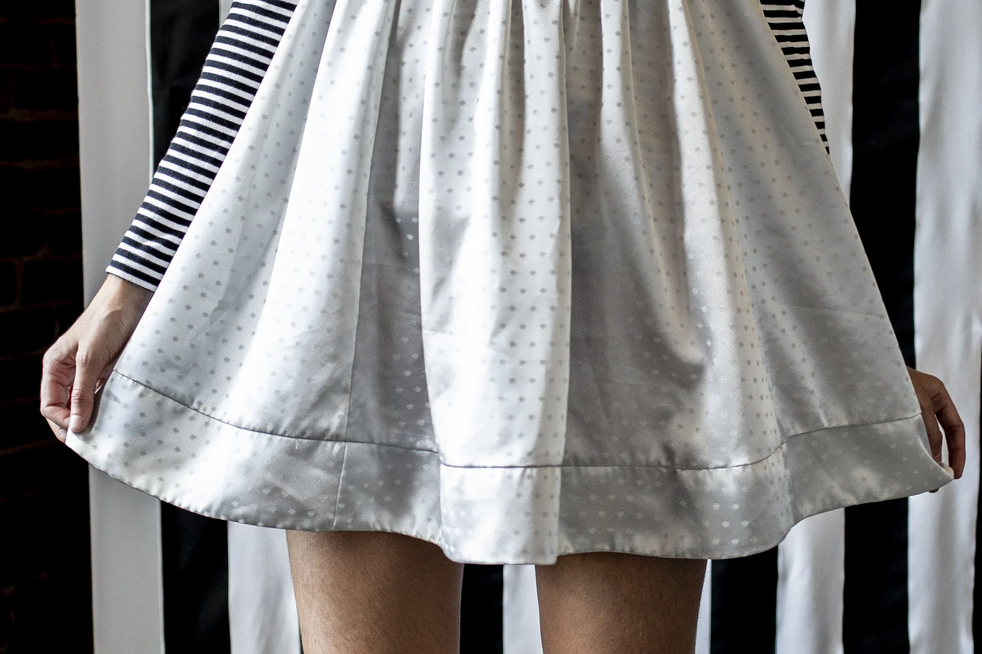 baby doll star print dress