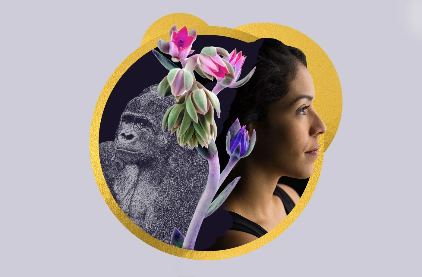 October: The 800 pound gorilla in the room? That's your spirit animal here to help you be a loving, regal badass