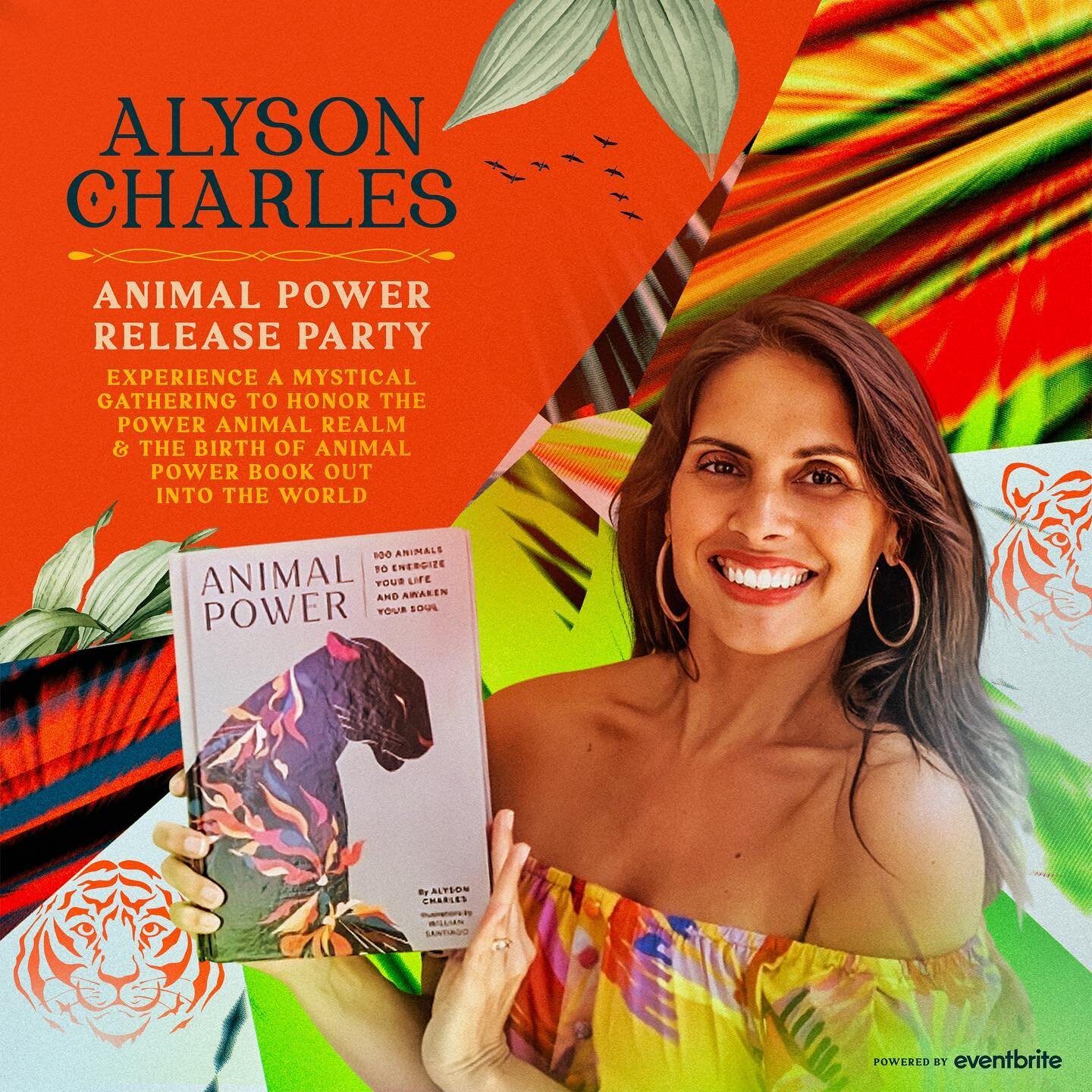 IT&rsquo;S HAPPENING! I&rsquo;ve waited many years for this moment and the time has finally arrived for my Animal Power Book Release Party 🎉🐅📚

🙌🏽 Join me March 03 in Austin, TX for an in-person party to honor the power animal realm &amp; the re