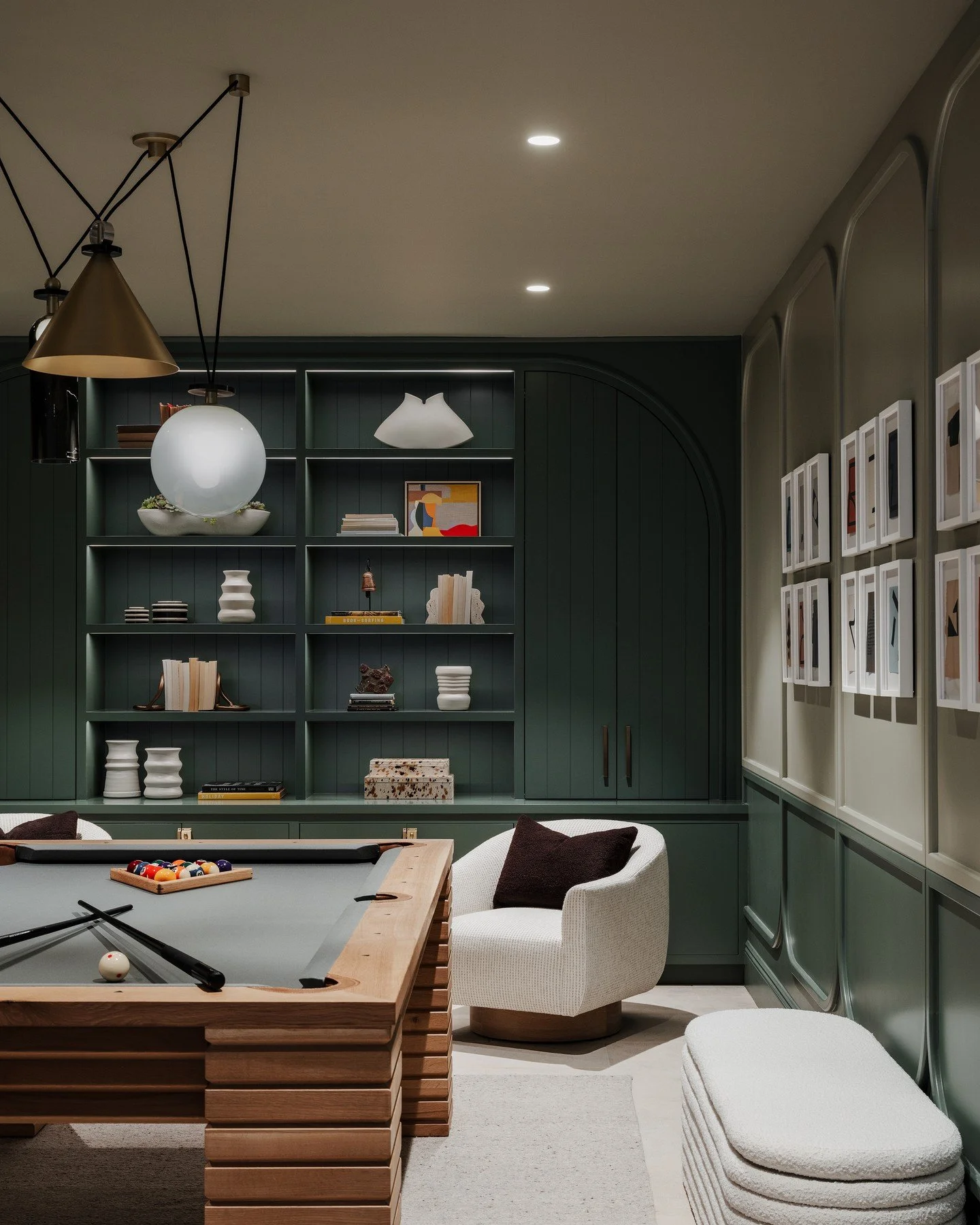 We love an elevated game room. #inspo via @morrison_interiors