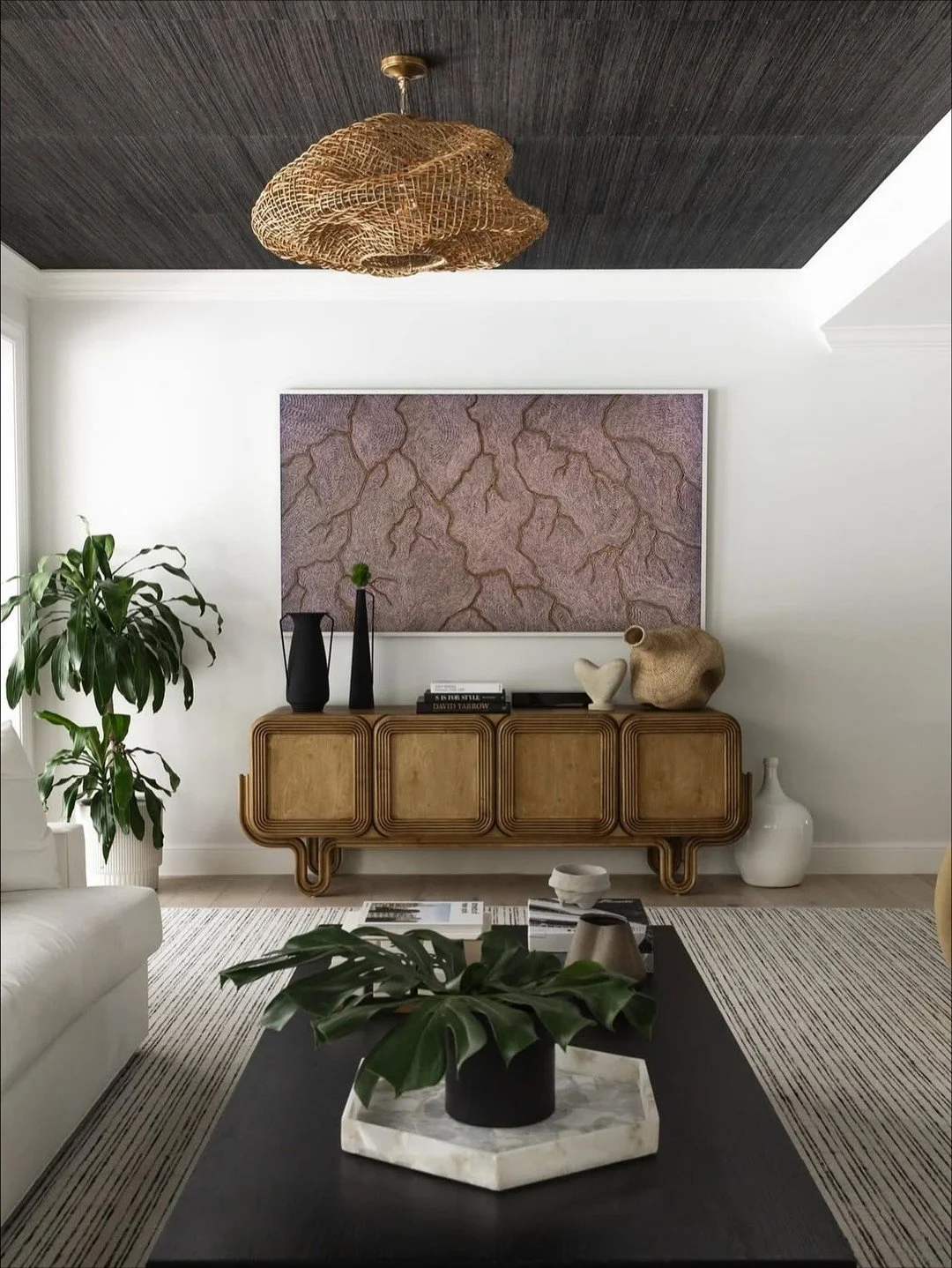 Sometimes the most grounding detail is above you. #inspo via @cfcfurniture
📸 @jessicabordnerinteriors