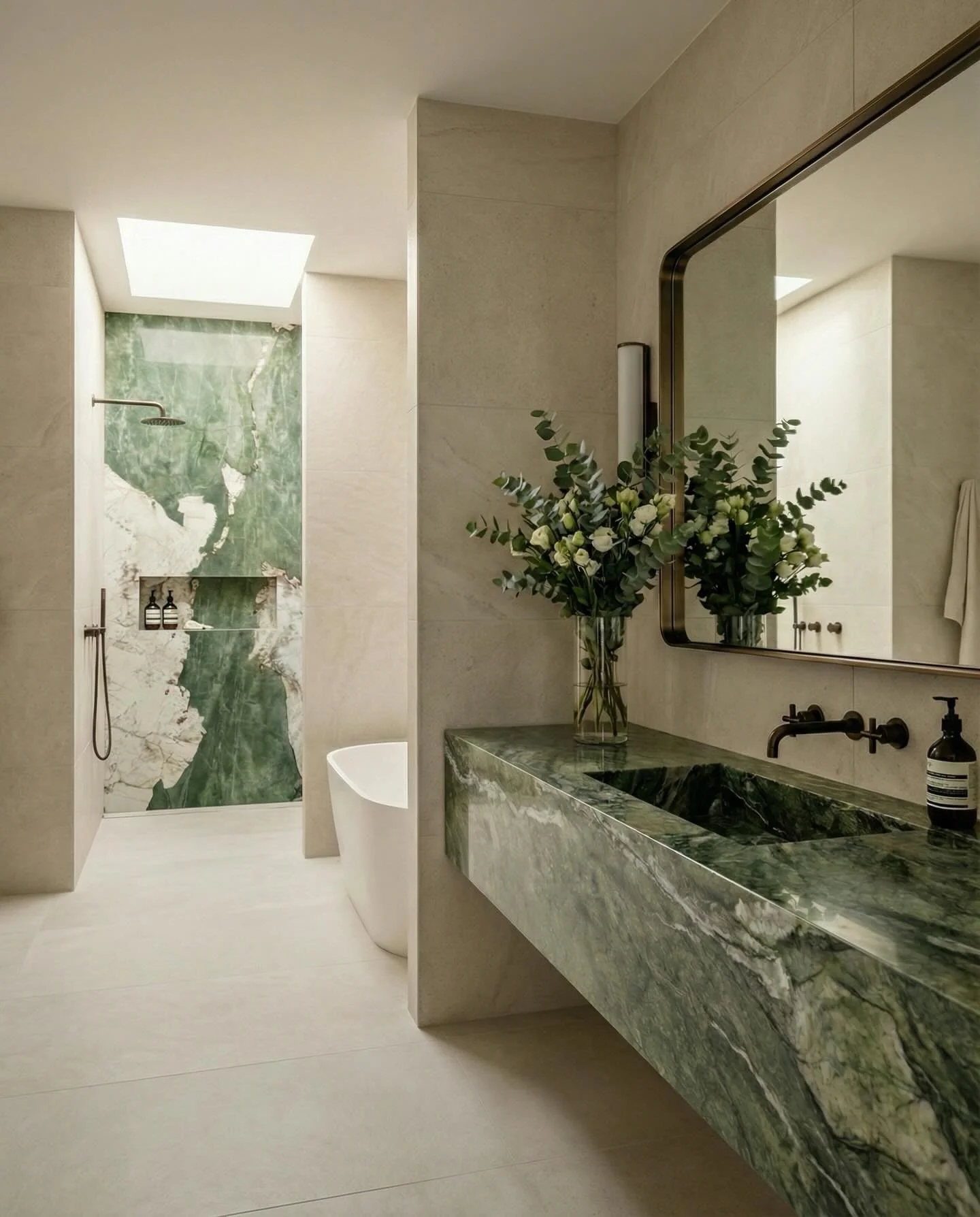 Green as a neutral. #inspo via @ashleytstark
#originalby @mk__architecture