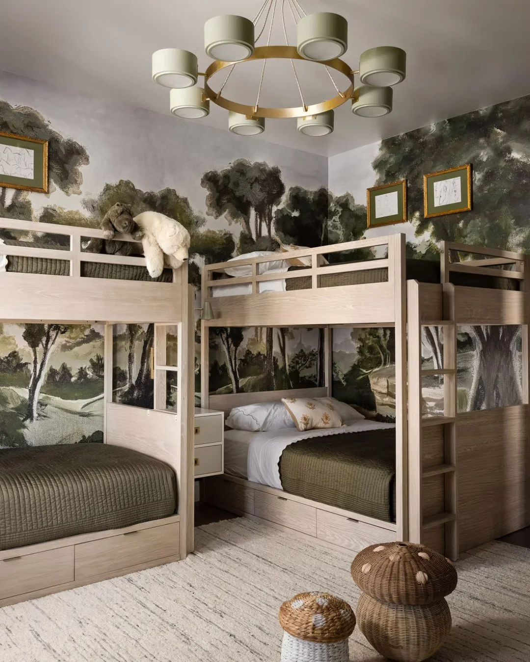 A whimsical forest retreat for elevated slumber parties. #inspo #originalby @britanysimon⁠