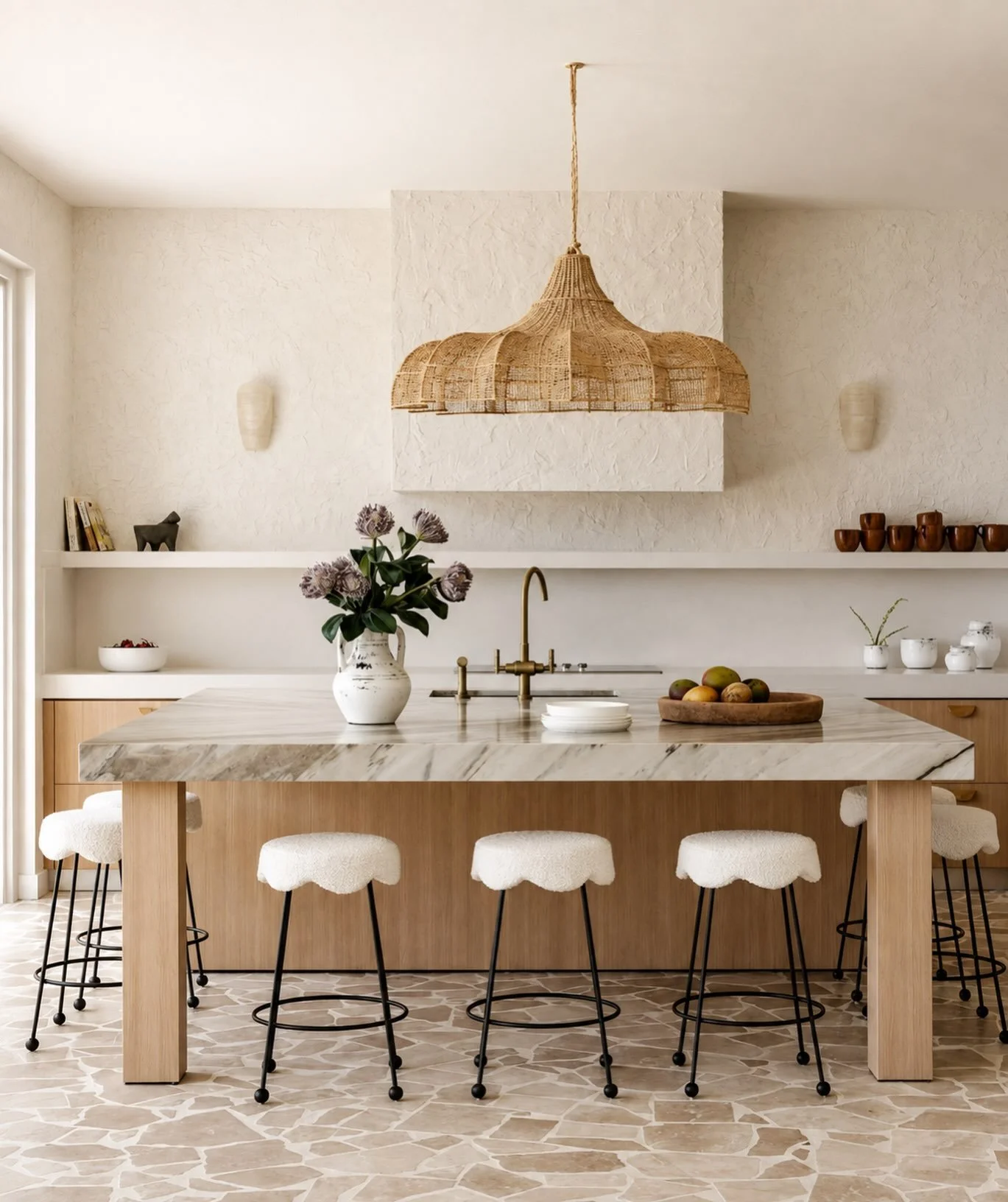A luxurious kitchen isn't just about the budget or specific design choices, it is when functionality and design vision align. 
#inspo 
interior design @alibuddinteriors