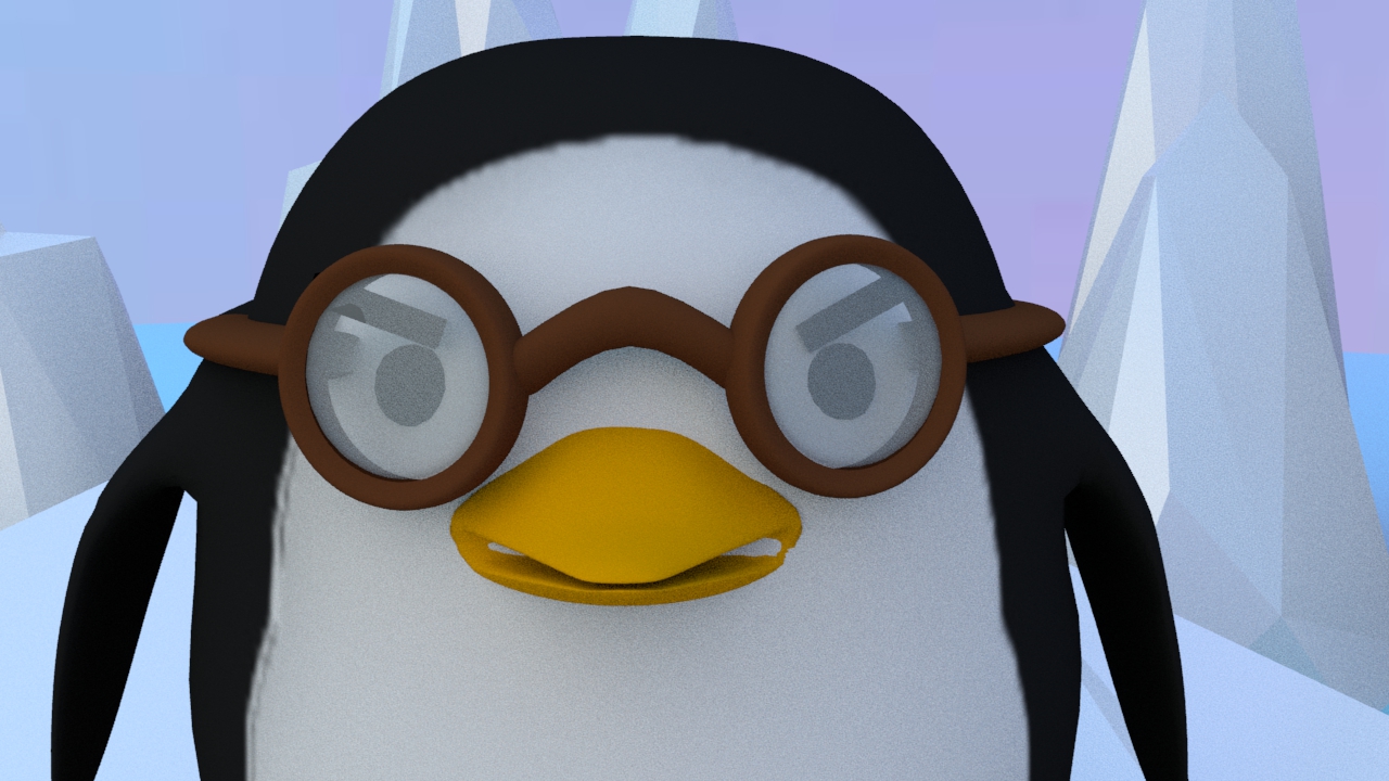 Penguin becomes determined to fly.