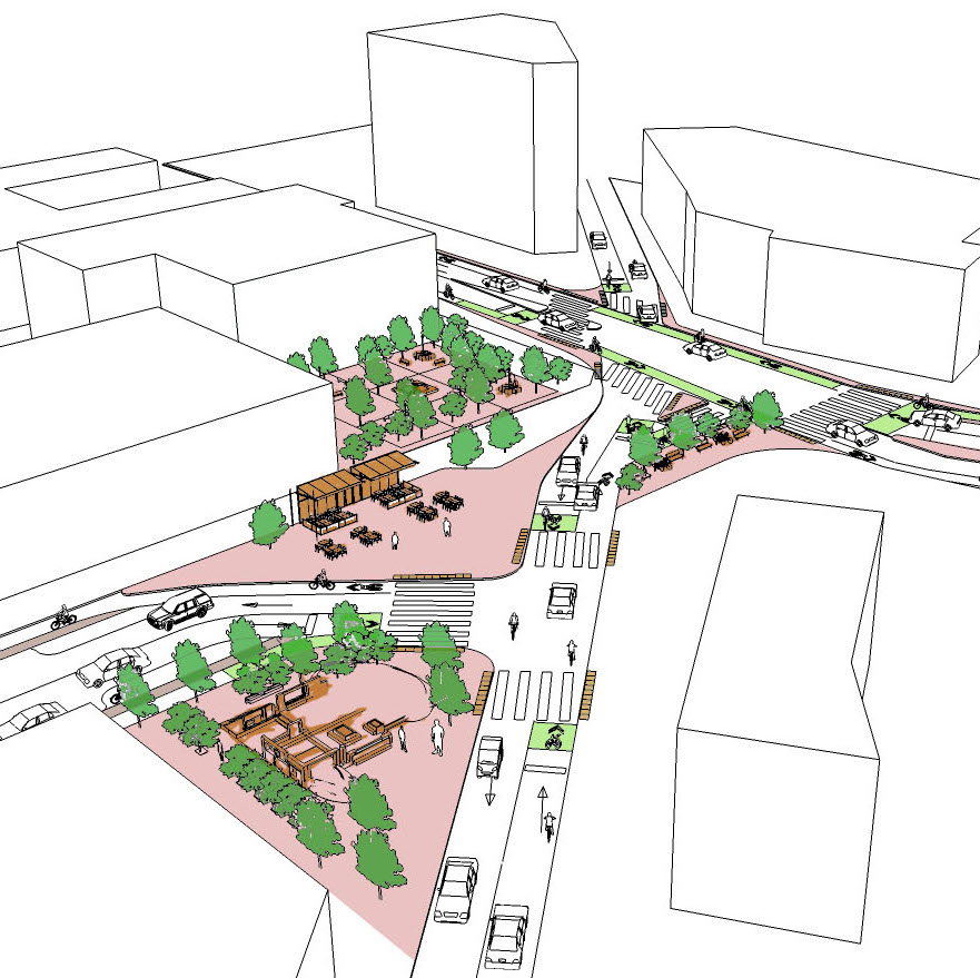Intersection and urban design
