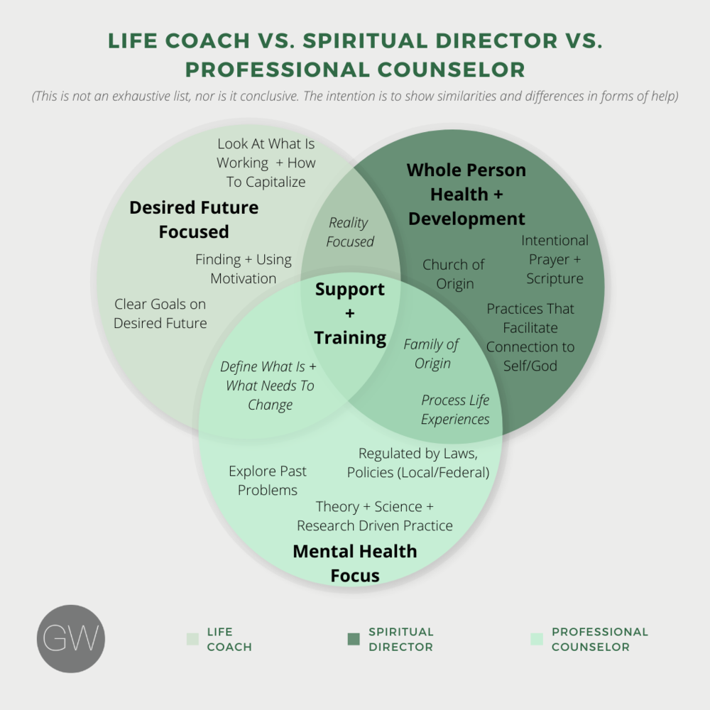 When To See A Life Coach, Spiritual Director Or Professional Counselor —  Grayson Wallen Virtual Counseling for Emotions and Relationships