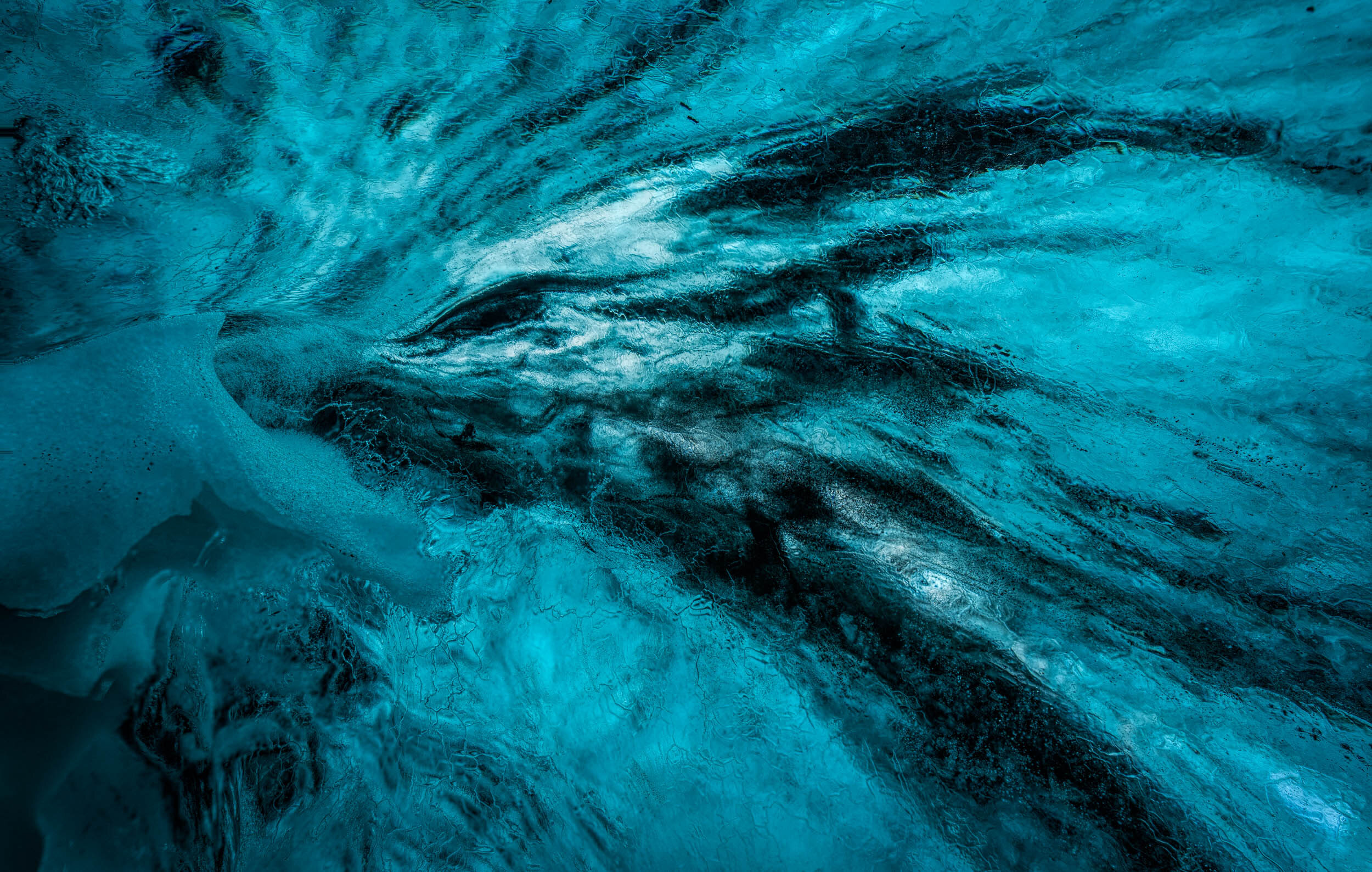 Ice Cave Abstract IV