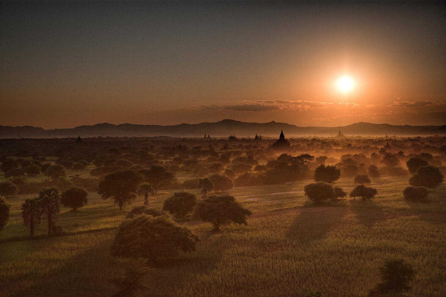 Bagan Ethereal Sunset