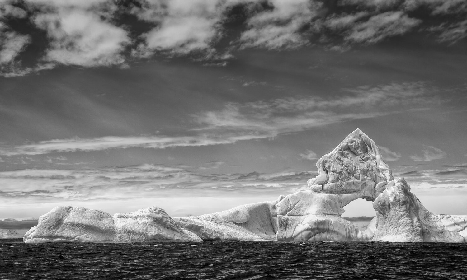 Antarctica Iceberg Near Hydruga Rocks