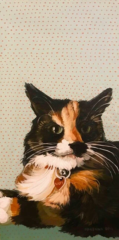 Boots. acrylic and embroidery on canvas. 24” x 12”. 2019.