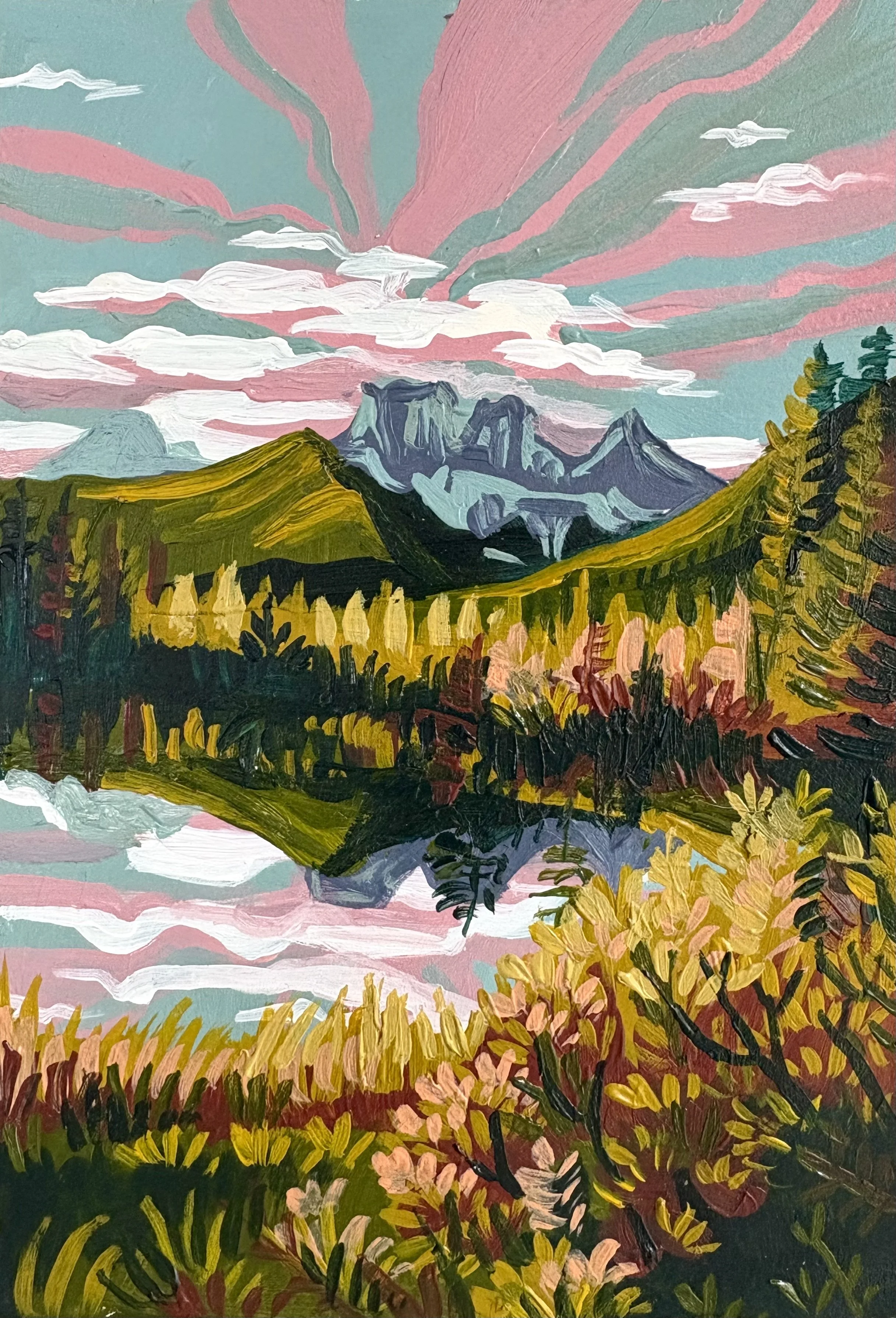 Rose-Coloured Rockies