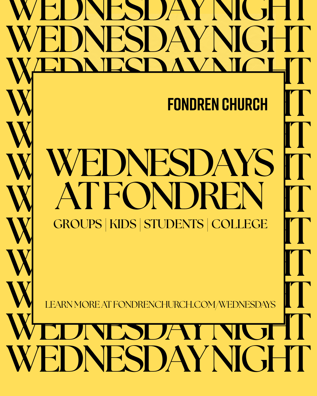 Wednesday Nights Kickoff