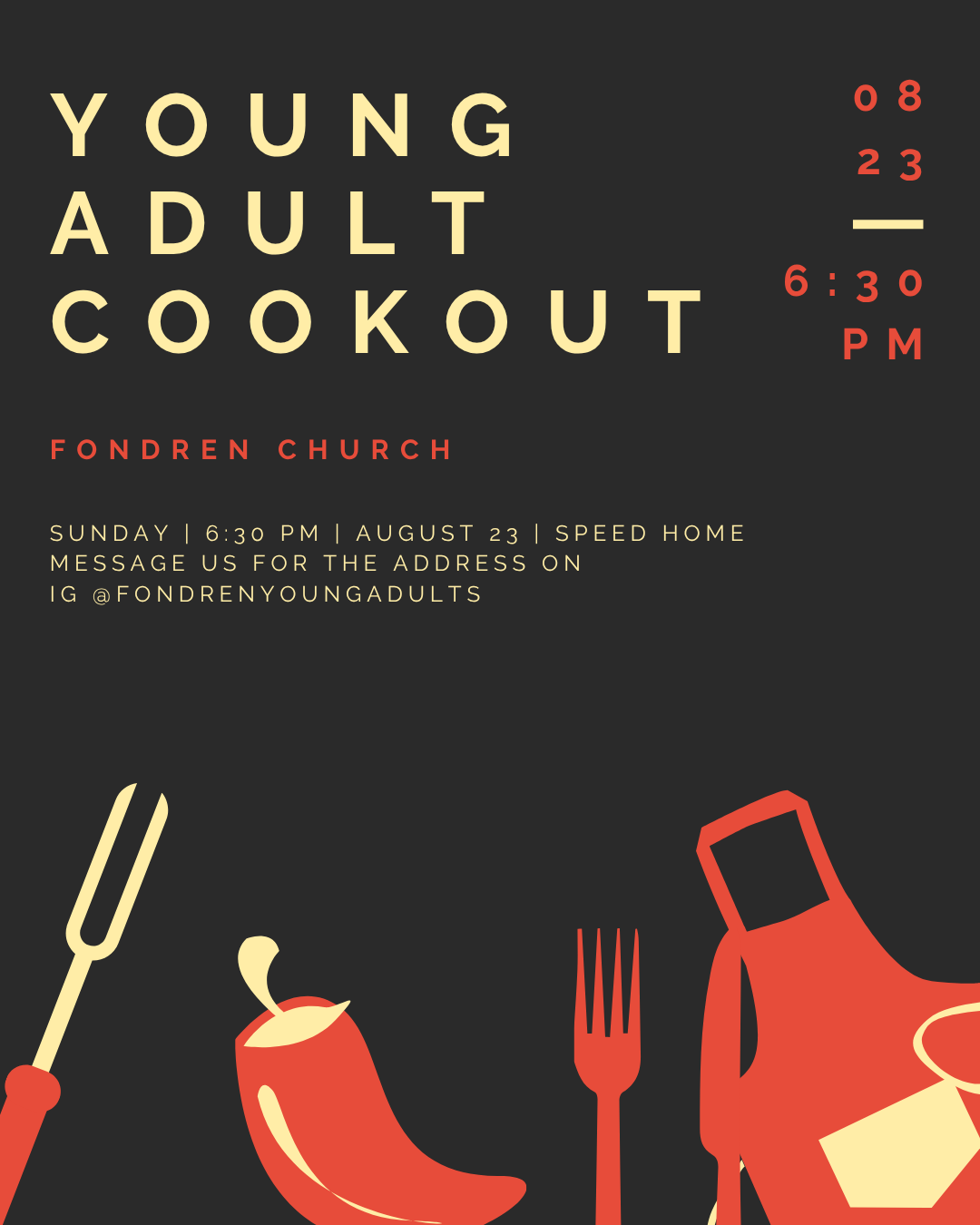 Young Adult Cookout