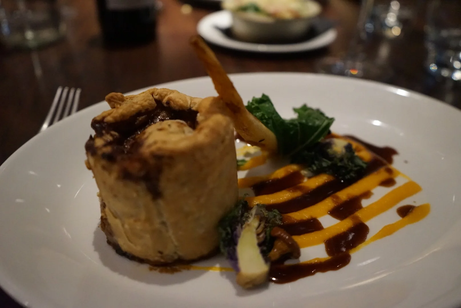 Belfast black and brisket pie