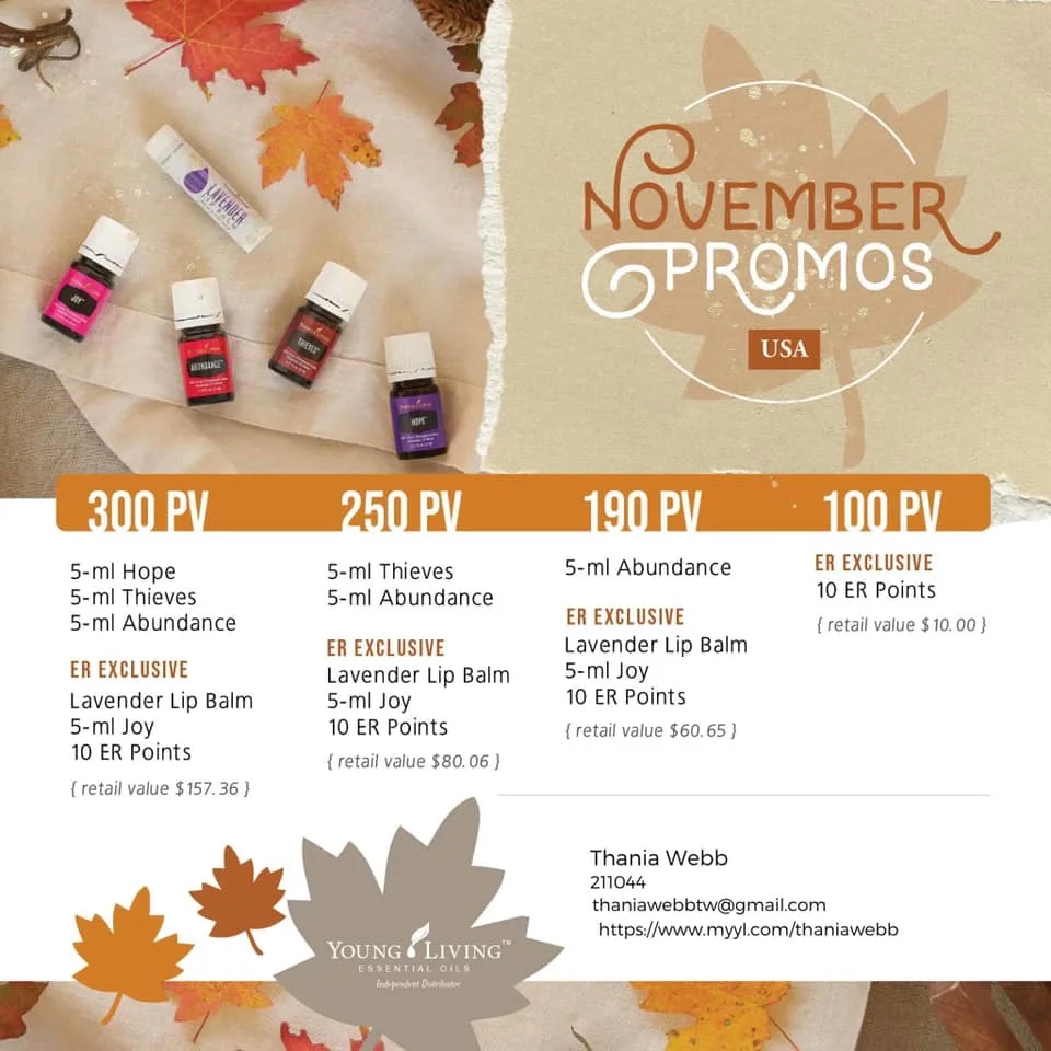Nov. Promos 2019