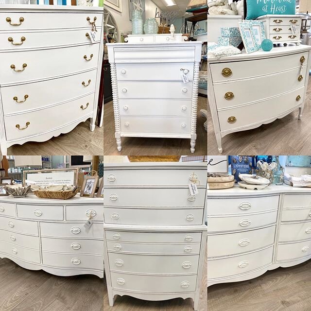 Yep, we have a wonderful selection of chest of drawers and dressers! 
#refreshedgb #furnituremakeover #diypaintedfurniture #paintcouture #coastalliving #coastaldecor
