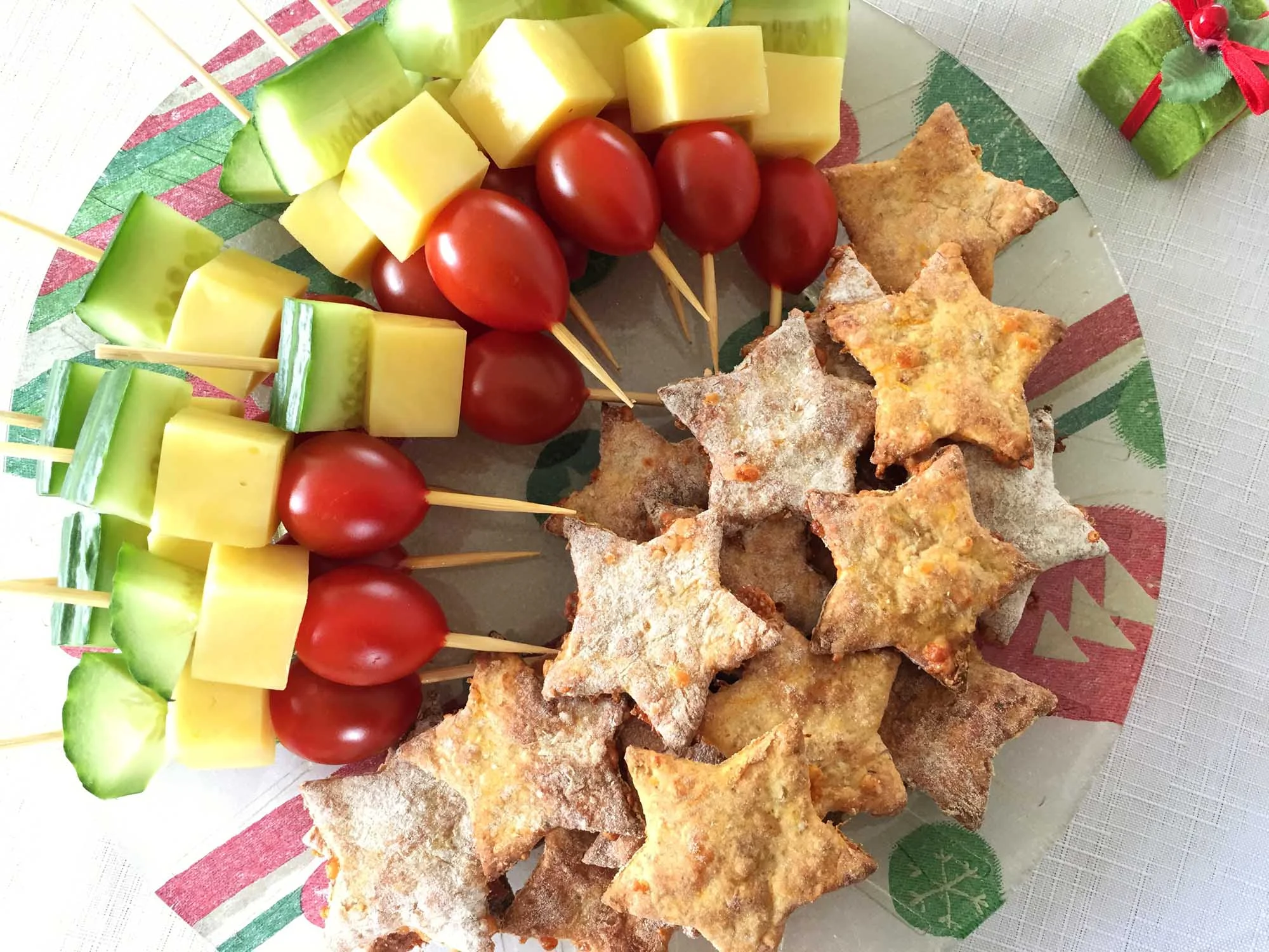 A fancy and festive take on Cheese &amp; Crackers :)