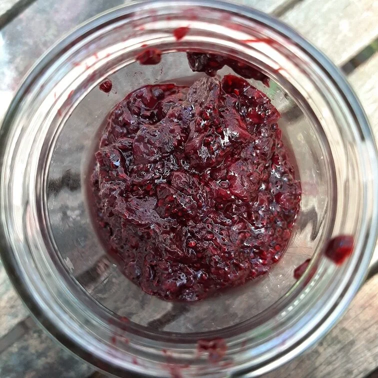 Delicious Boysenberry Chia Jam. Yum!!