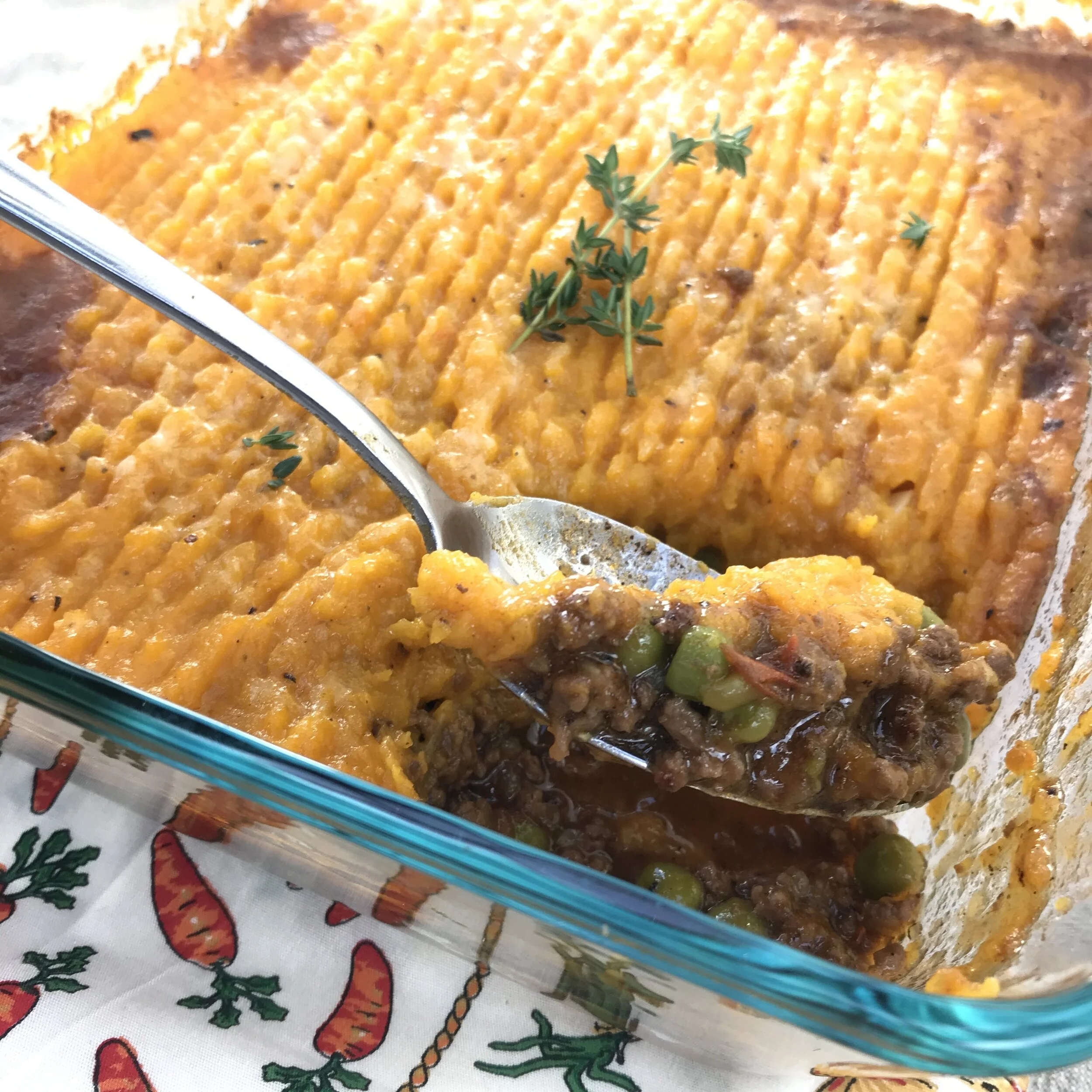 Roasted Butternut Squash &amp; Thyme Cottage Pie