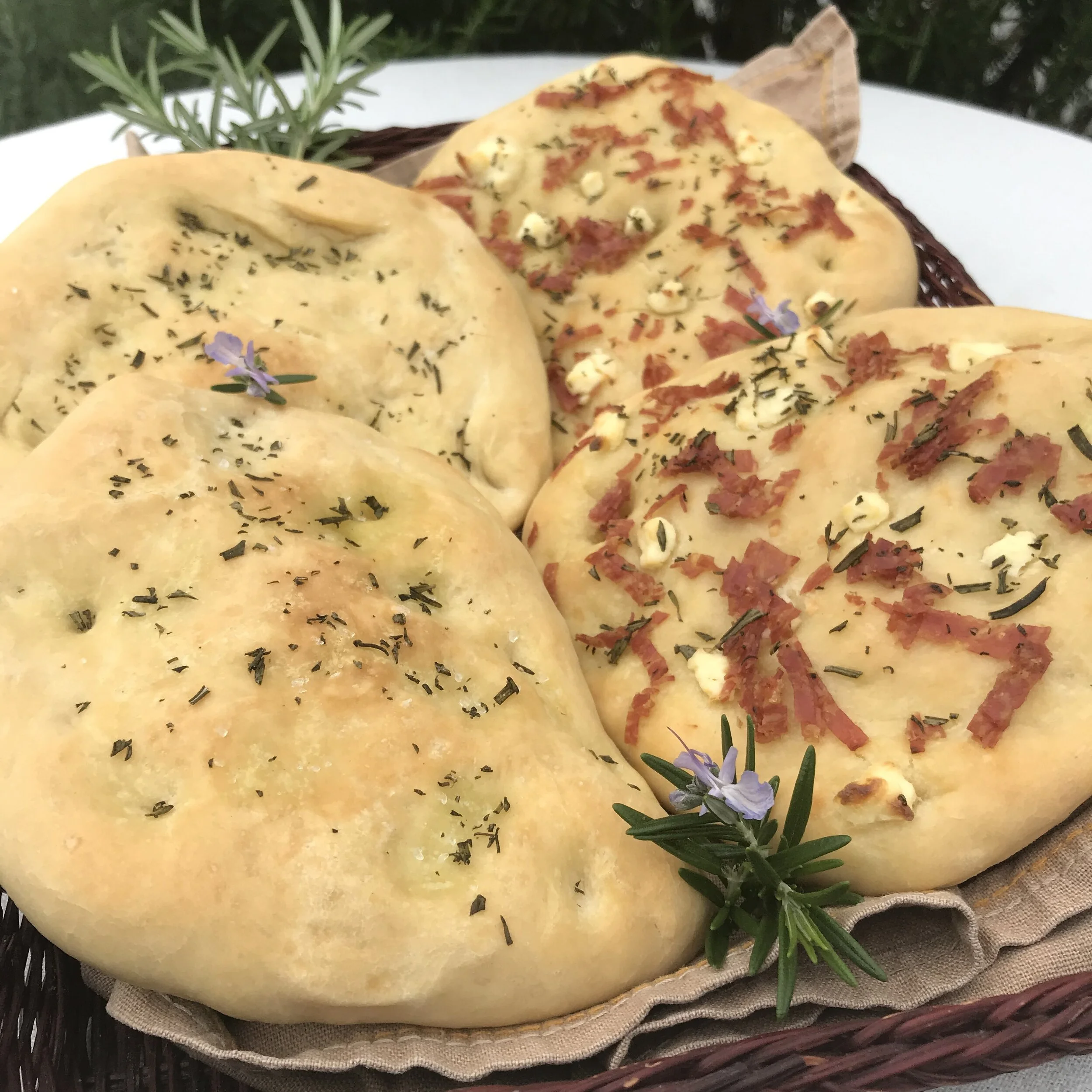 Rosemary Focaccia 2 Ways
