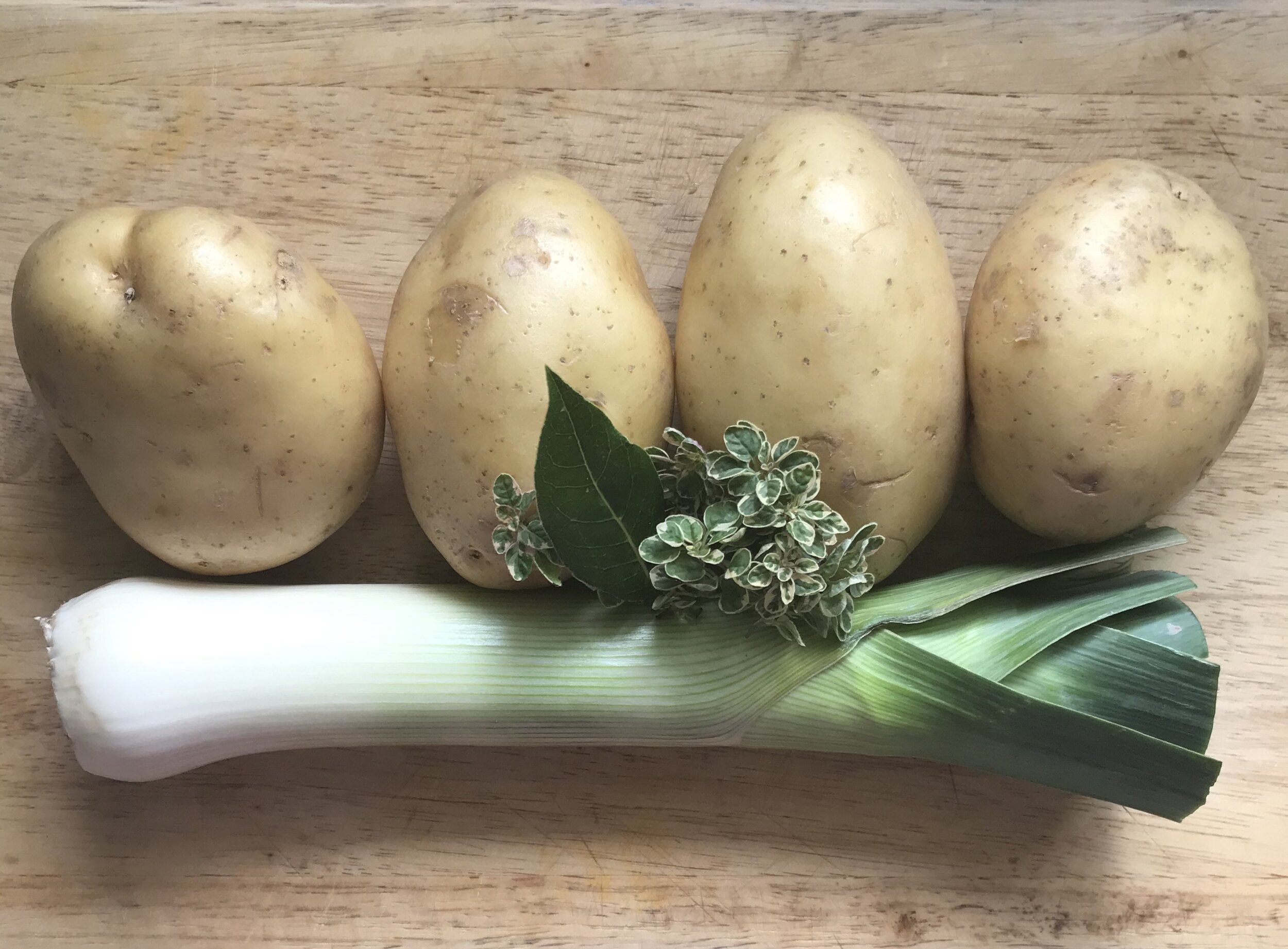 Leek &amp; Potato Soup only requires a few ingredients