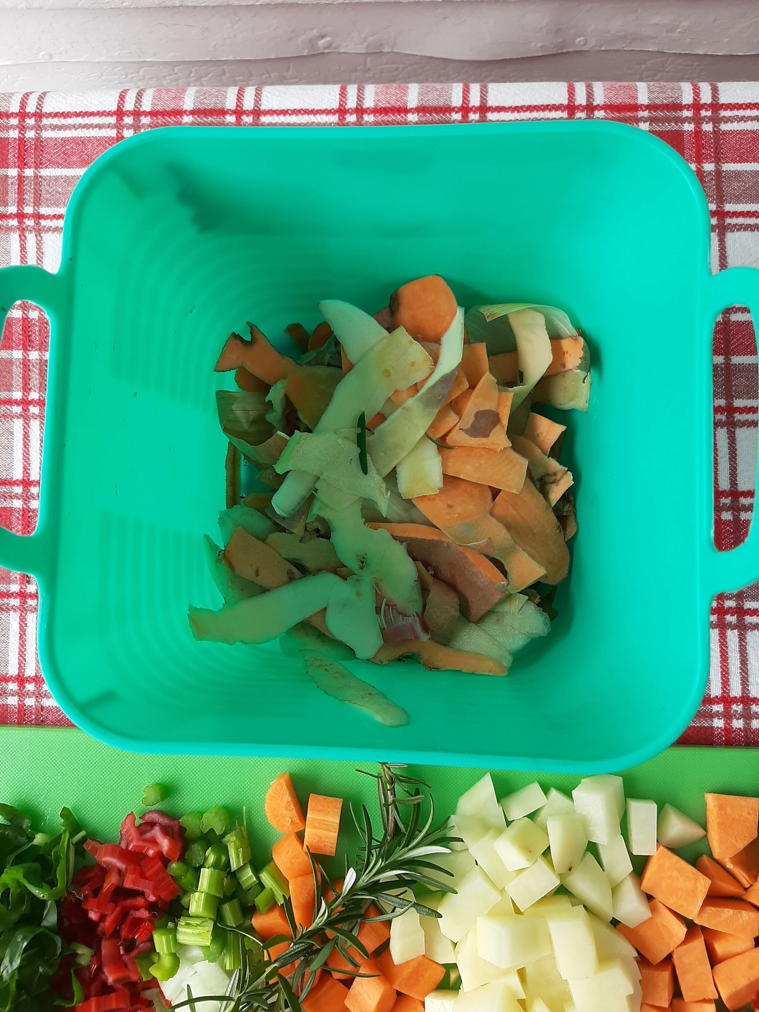 Save any peelings for the worm farm or compost bin :)