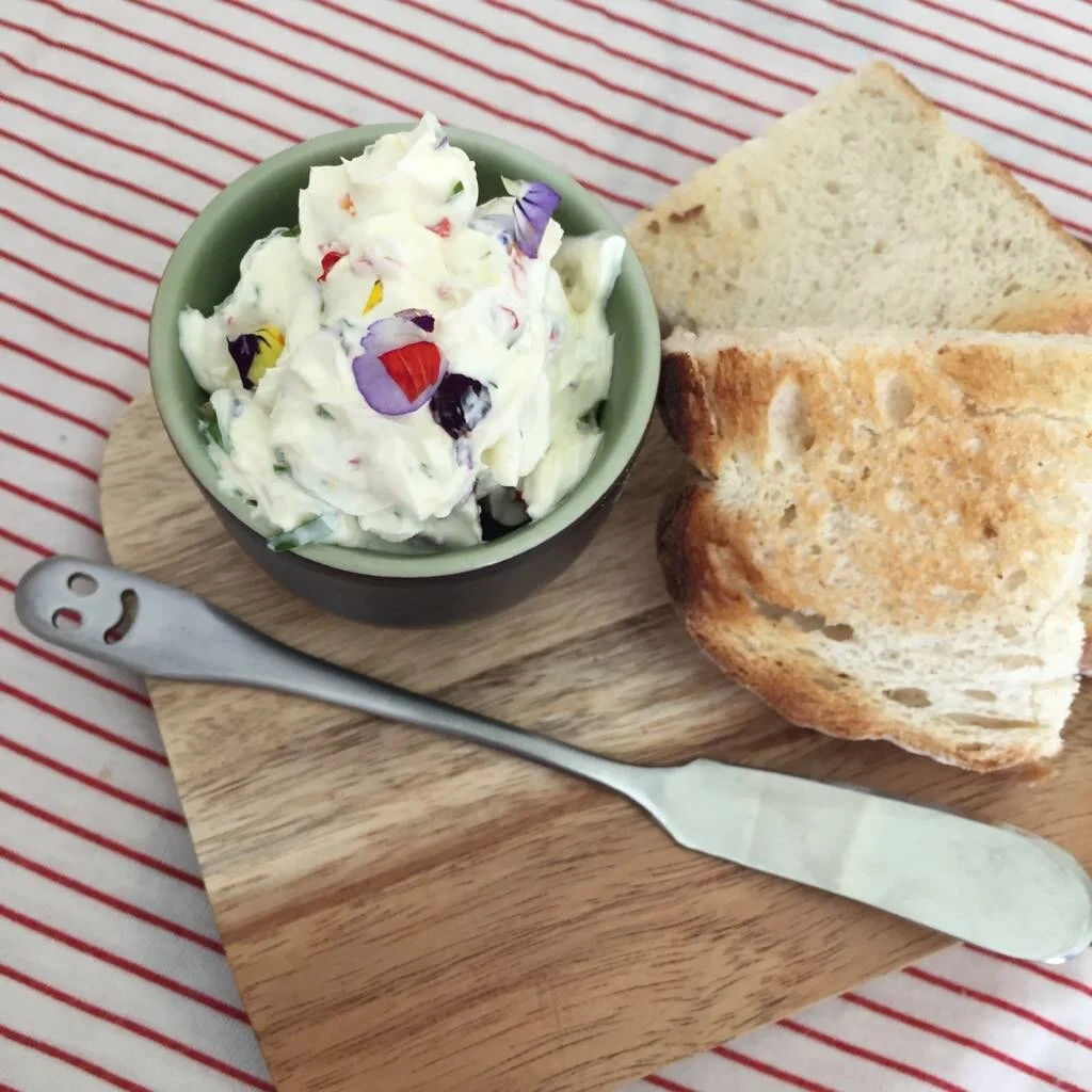 Flower Sprinkles Cream Cheese Spread