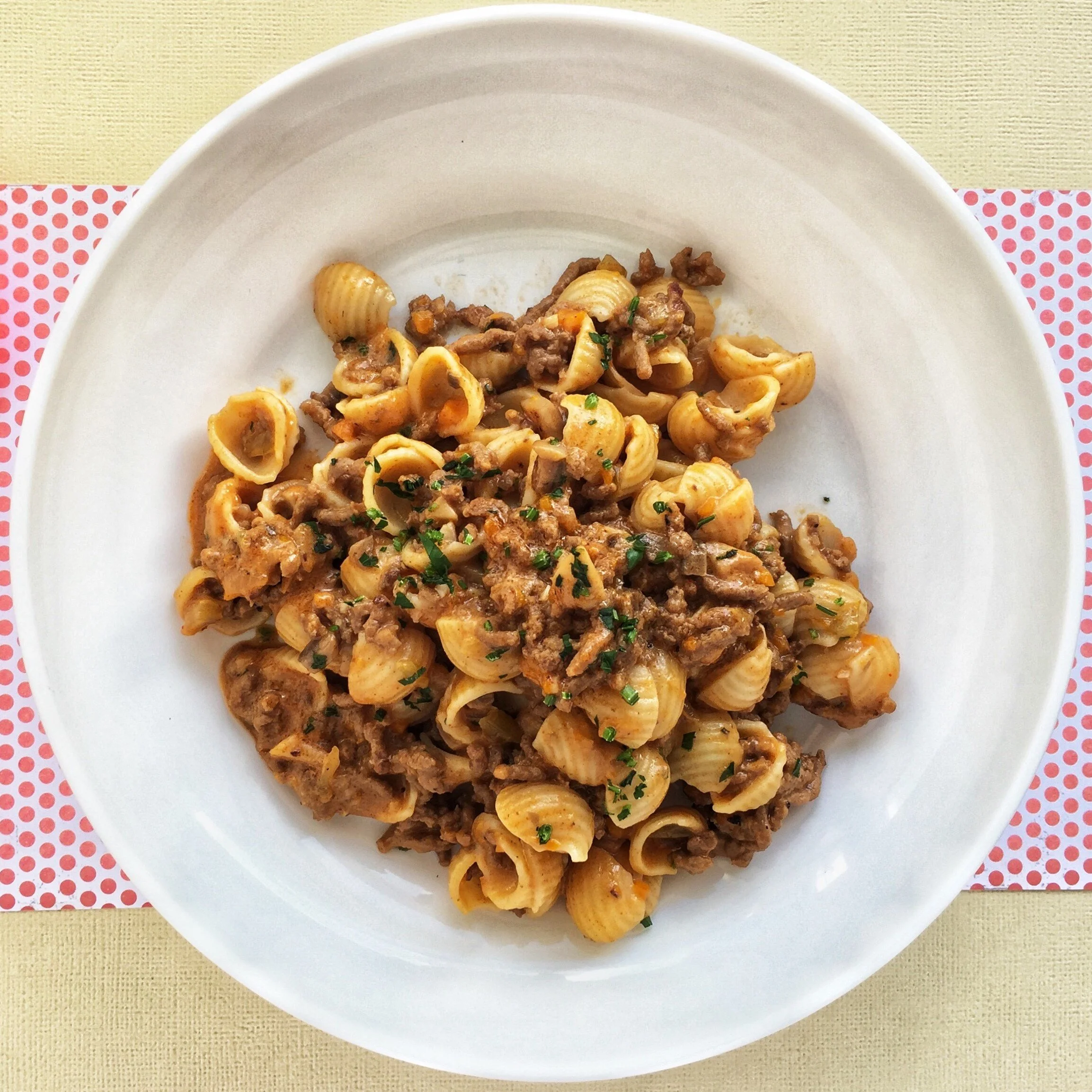 Creamy Beef &amp; Mushroom Stroganoff